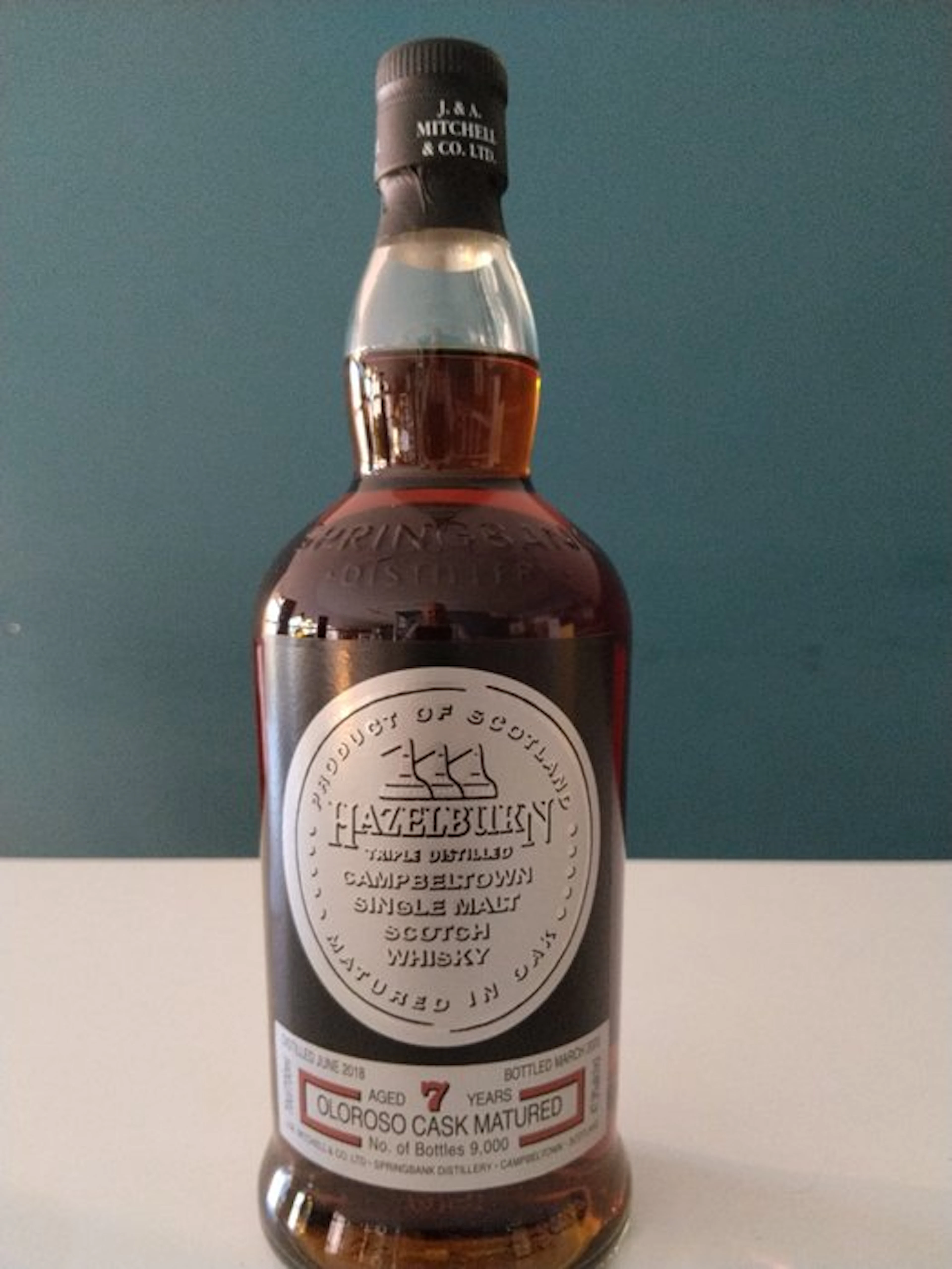 Hazelburn 2018 7 years old Oloroso Cask Matured - b. 2026 - 70cl
