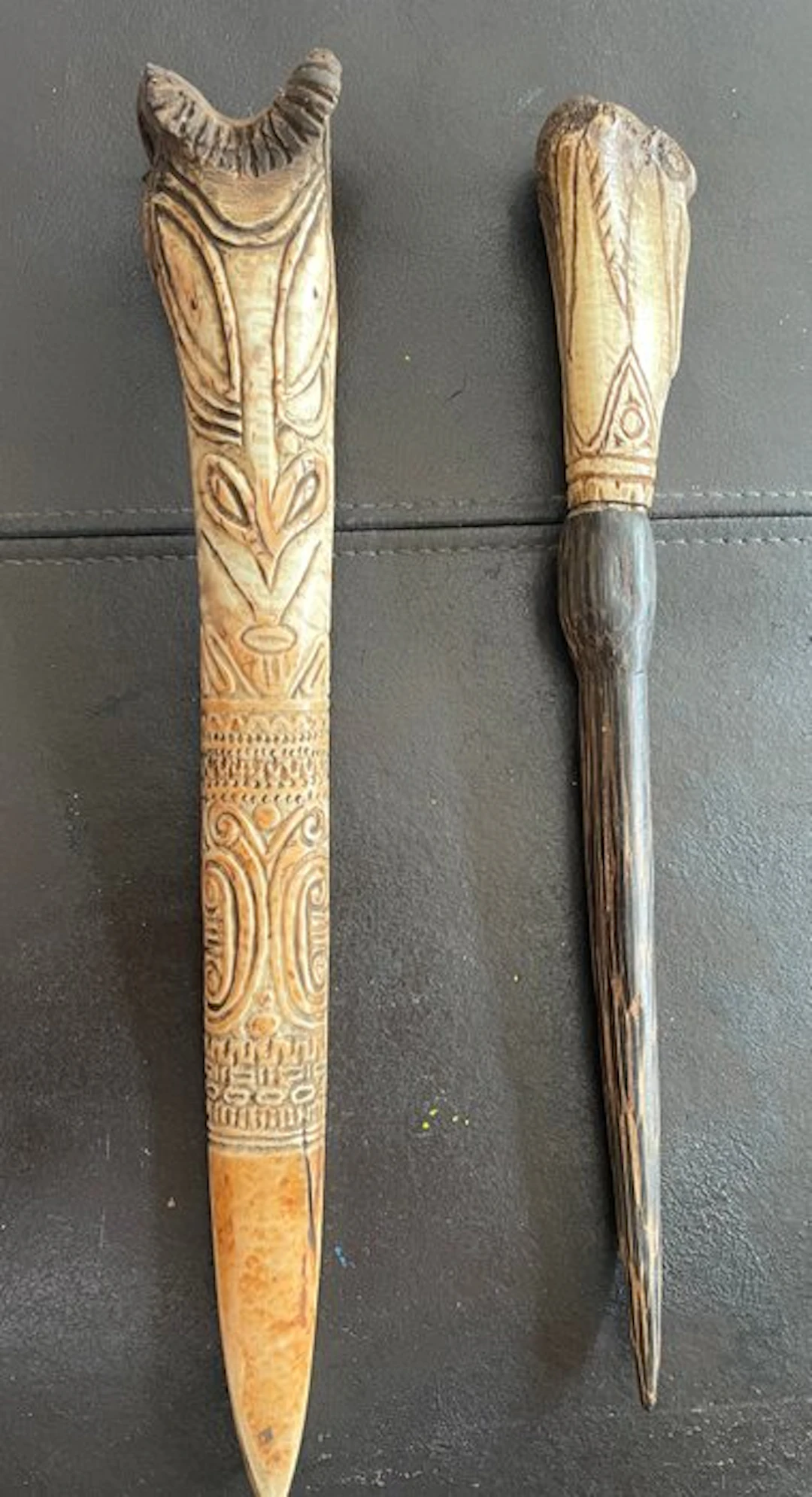 Cassowary daggers - Papua New Guinea (No reserve price)