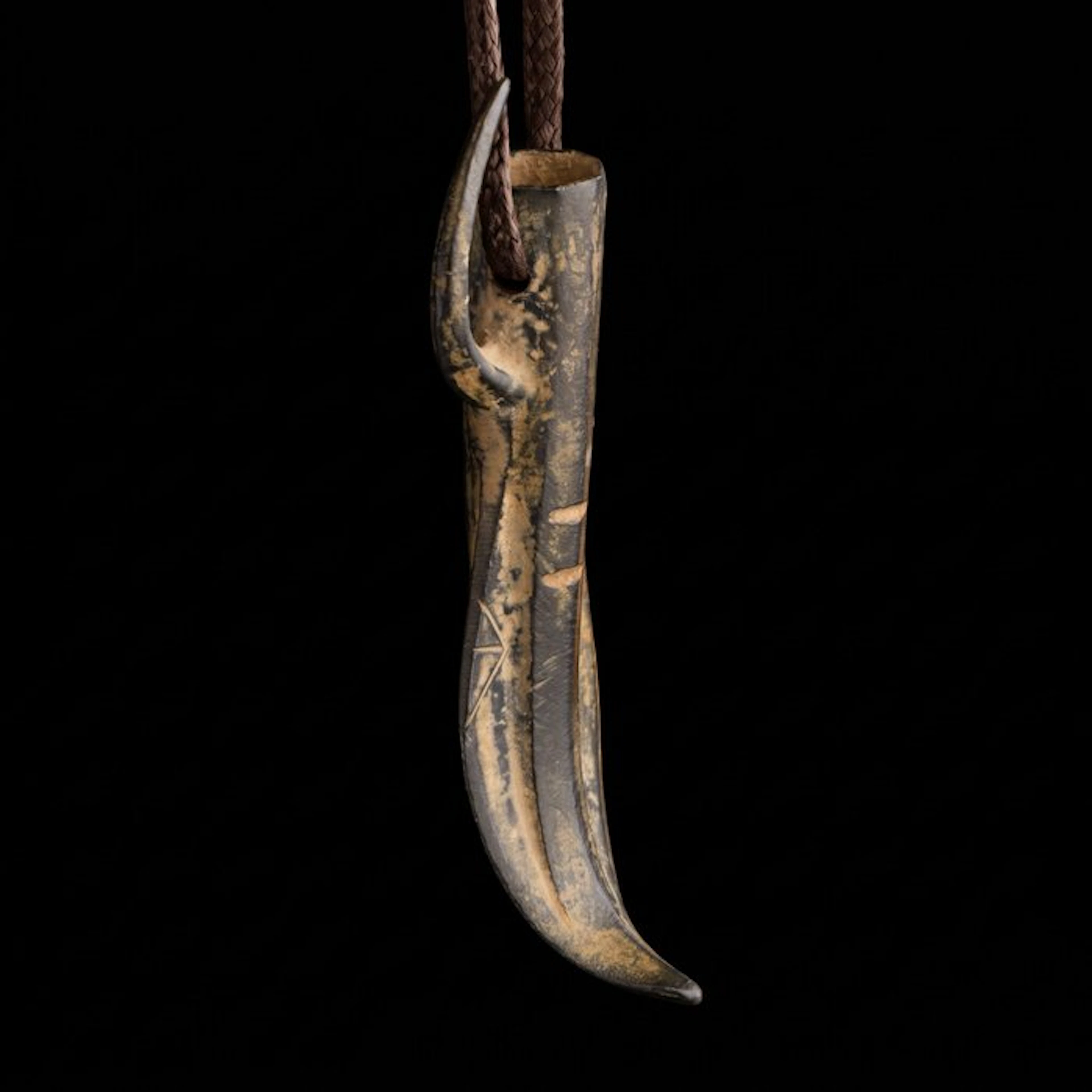 Ancient Roman Bronze Exceptional Cuspis Flexa –...