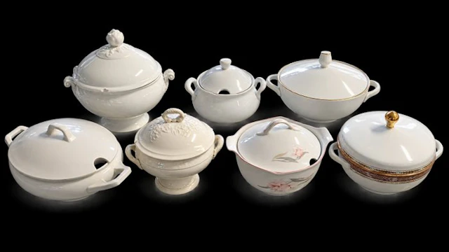 Richard Ginori, Johann Seltmann - Set of soup bowls (7) - Porcelain, Ceramic