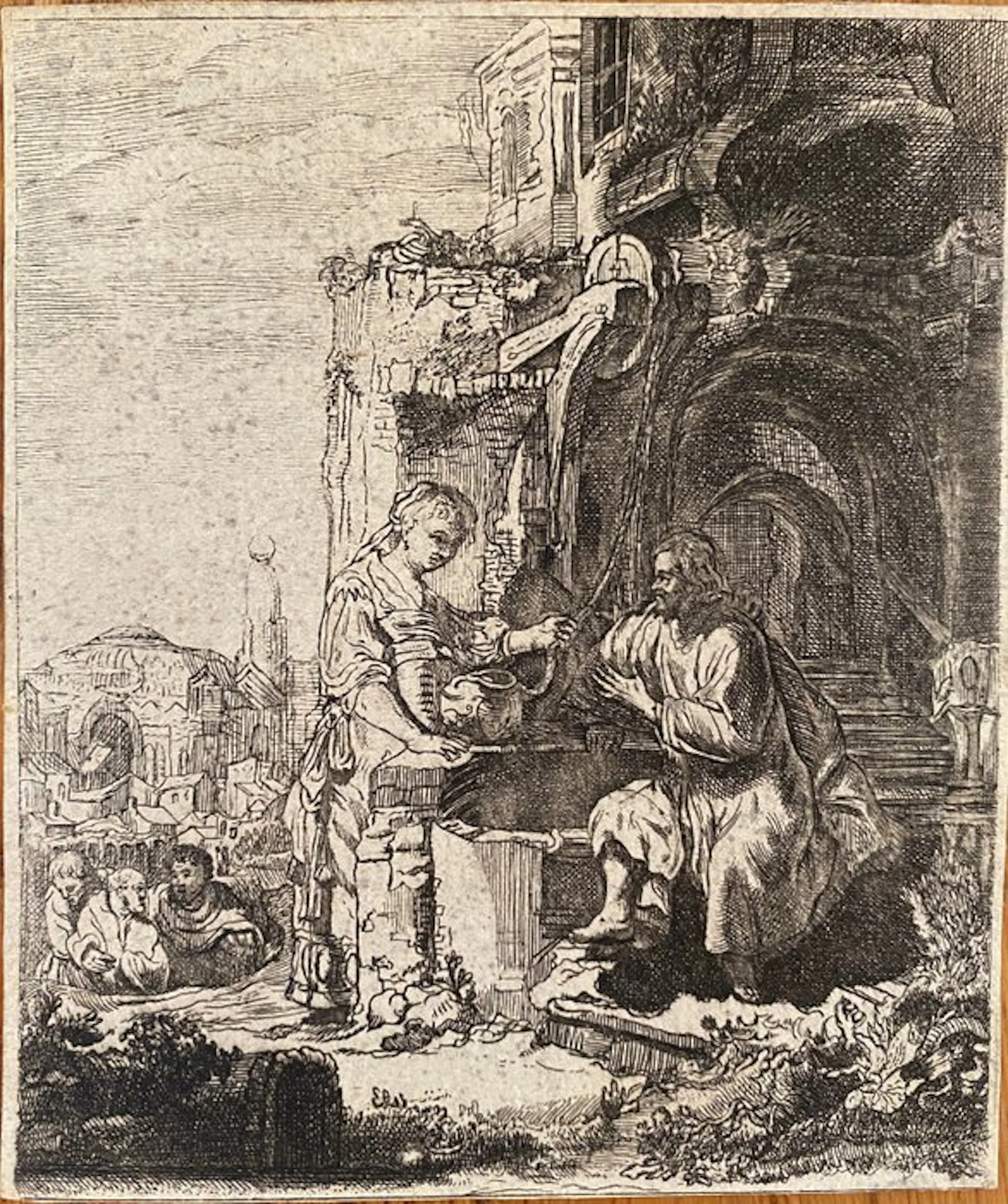 copia da Rembrandt Harmenszoon van Rijn ( 1606-1669)...