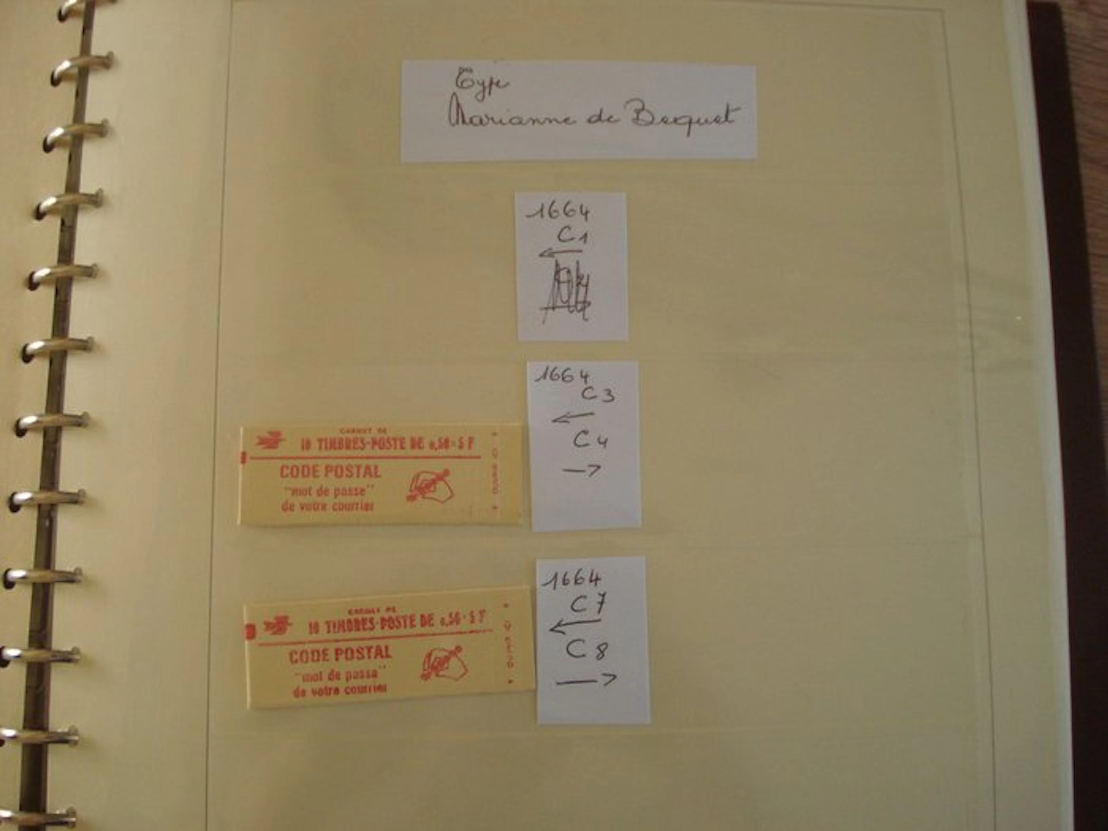 France - Collection of modern notebooks in Safe Album