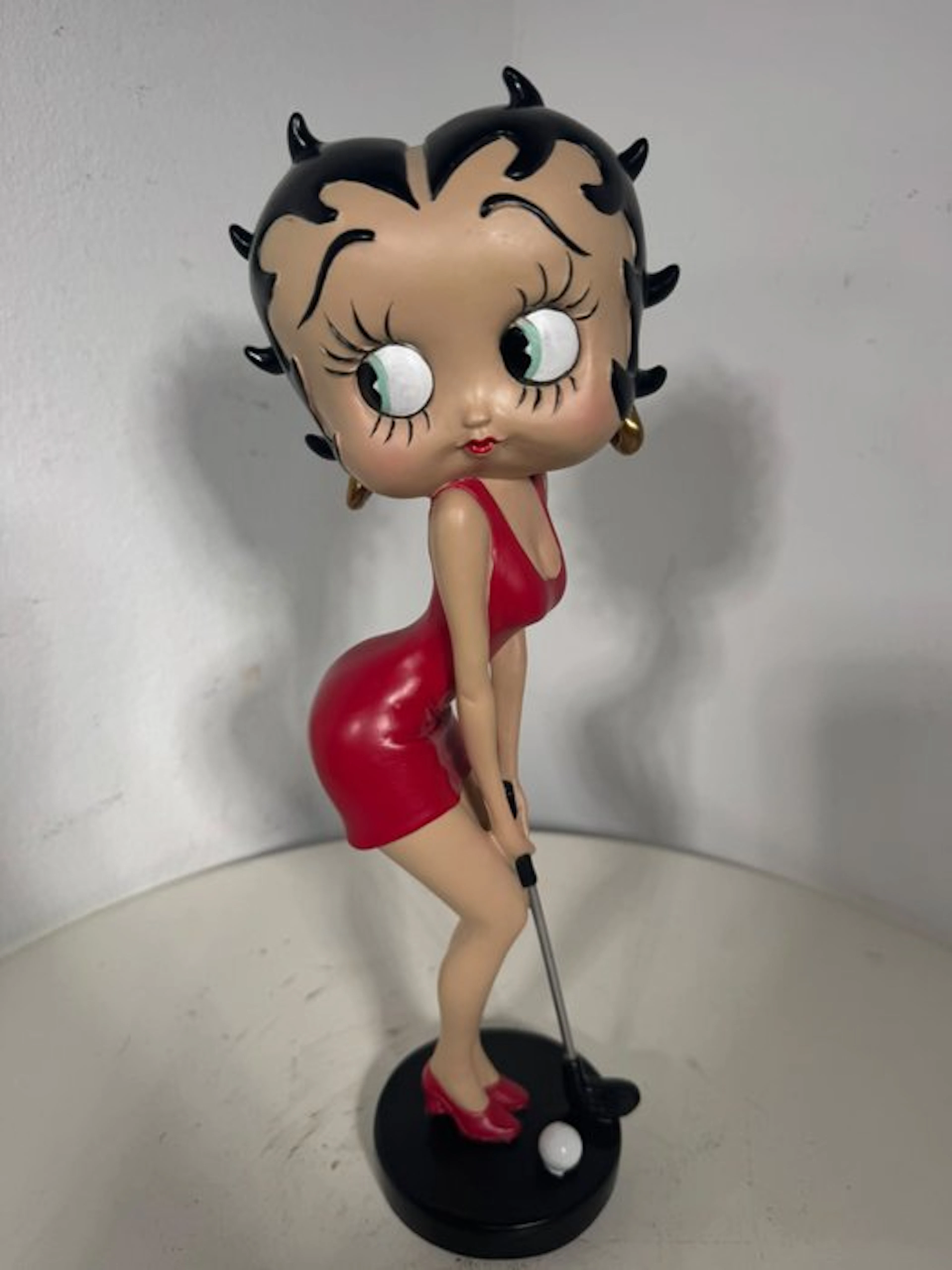 Betty Boop - Sculpture, Betty Boop giocatrice di golf - 35 cm - Resin