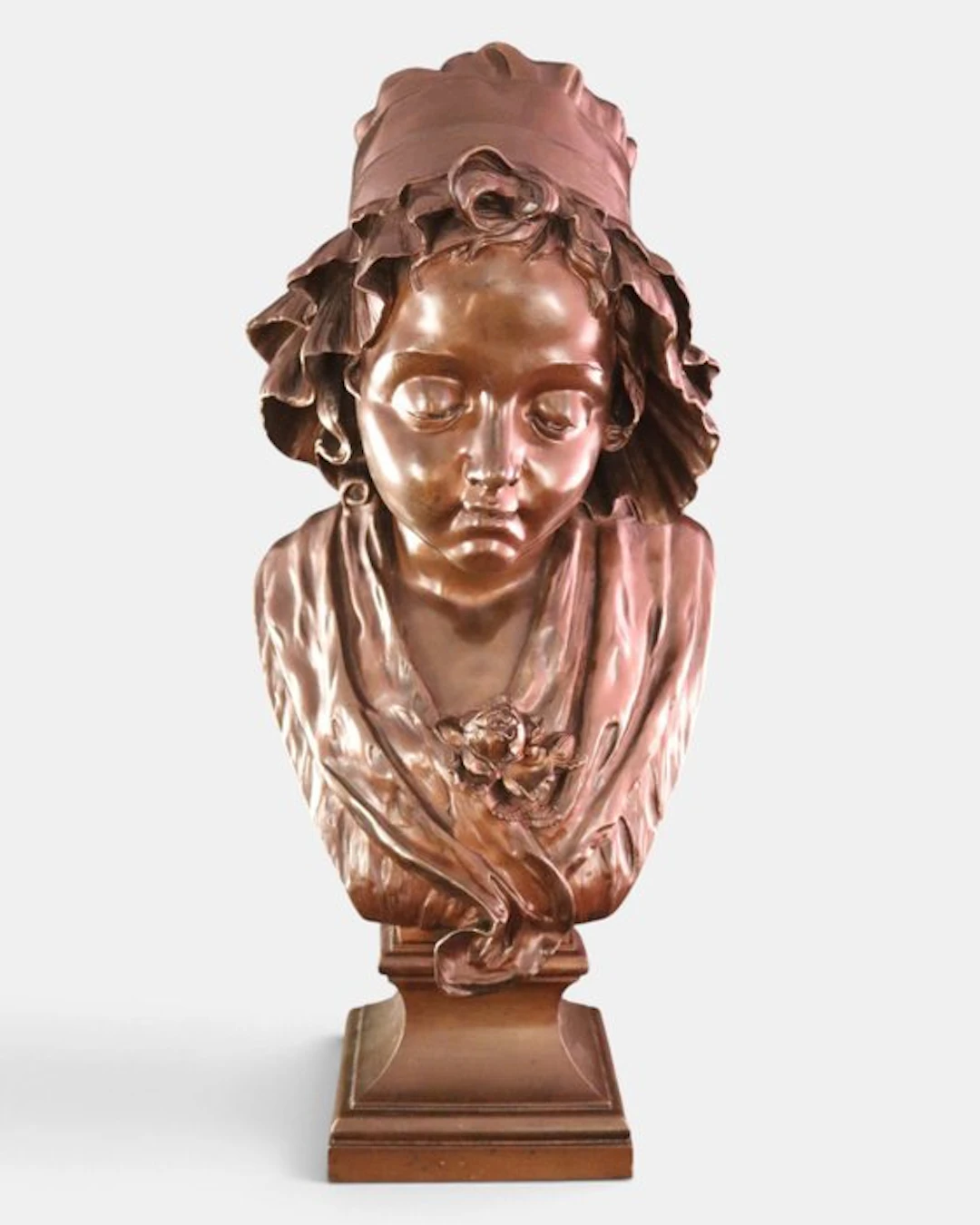 Antieke buste - naar Jean-Baptiste Greuze (1725–1805) - Sculpture