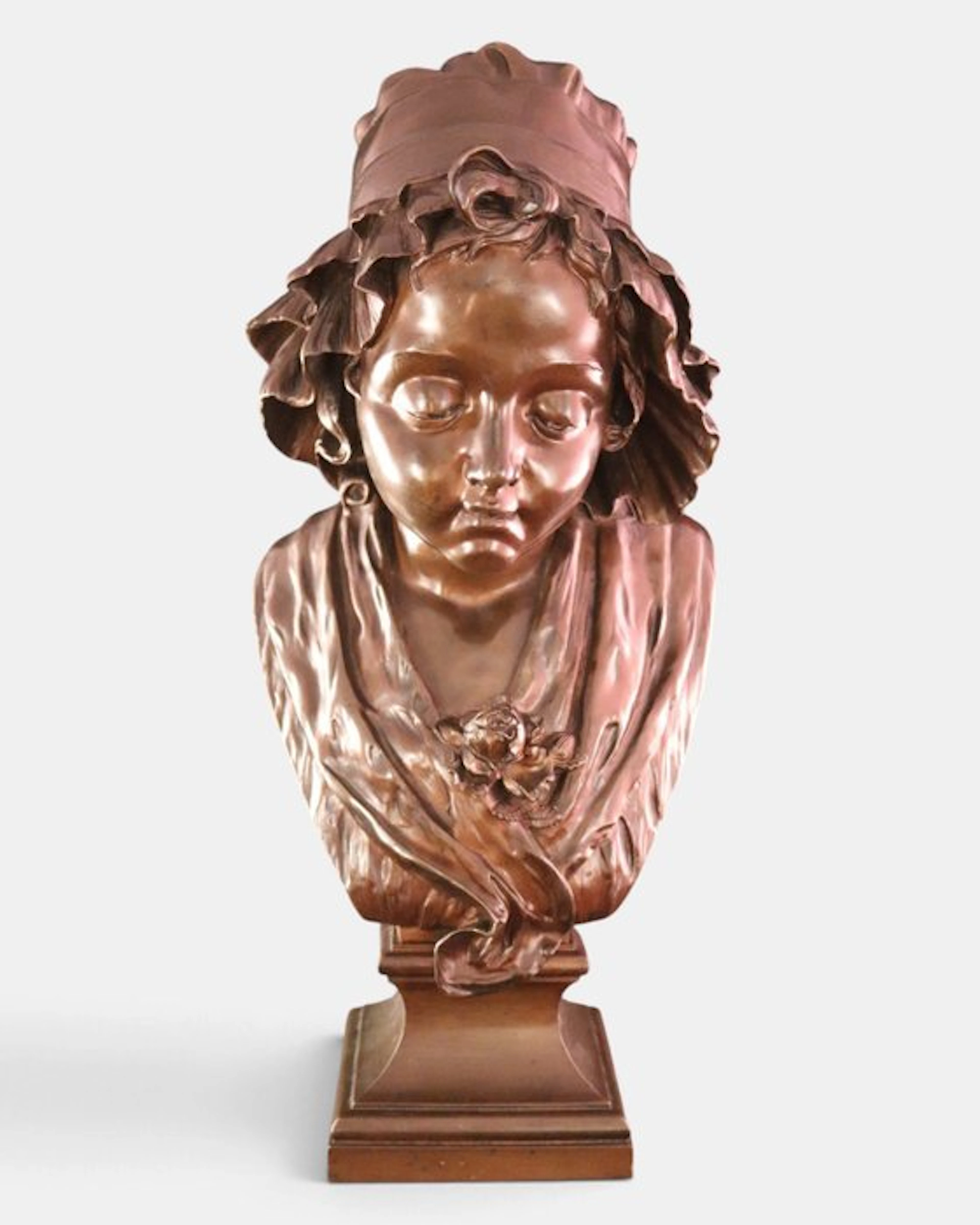Antieke buste - naar Jean-Baptiste Greuze (1725–1805) - Sculpture