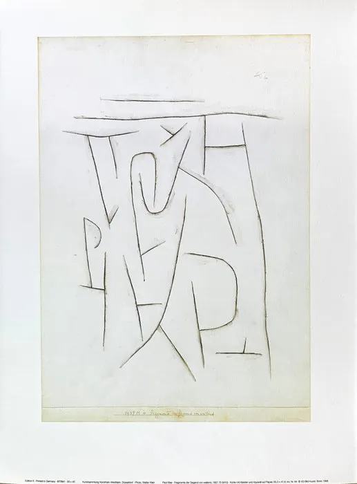 Paul Klee (after) - Fragments of the Weiland area