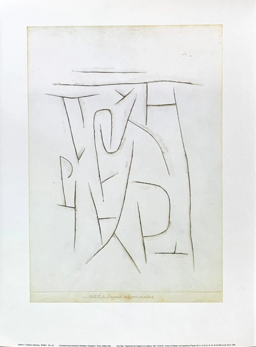 Paul Klee (after) - Fragments of the Weiland area