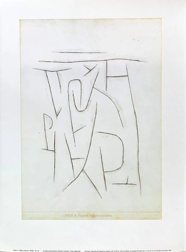 Paul Klee (after) - Fragments of the Weiland area
