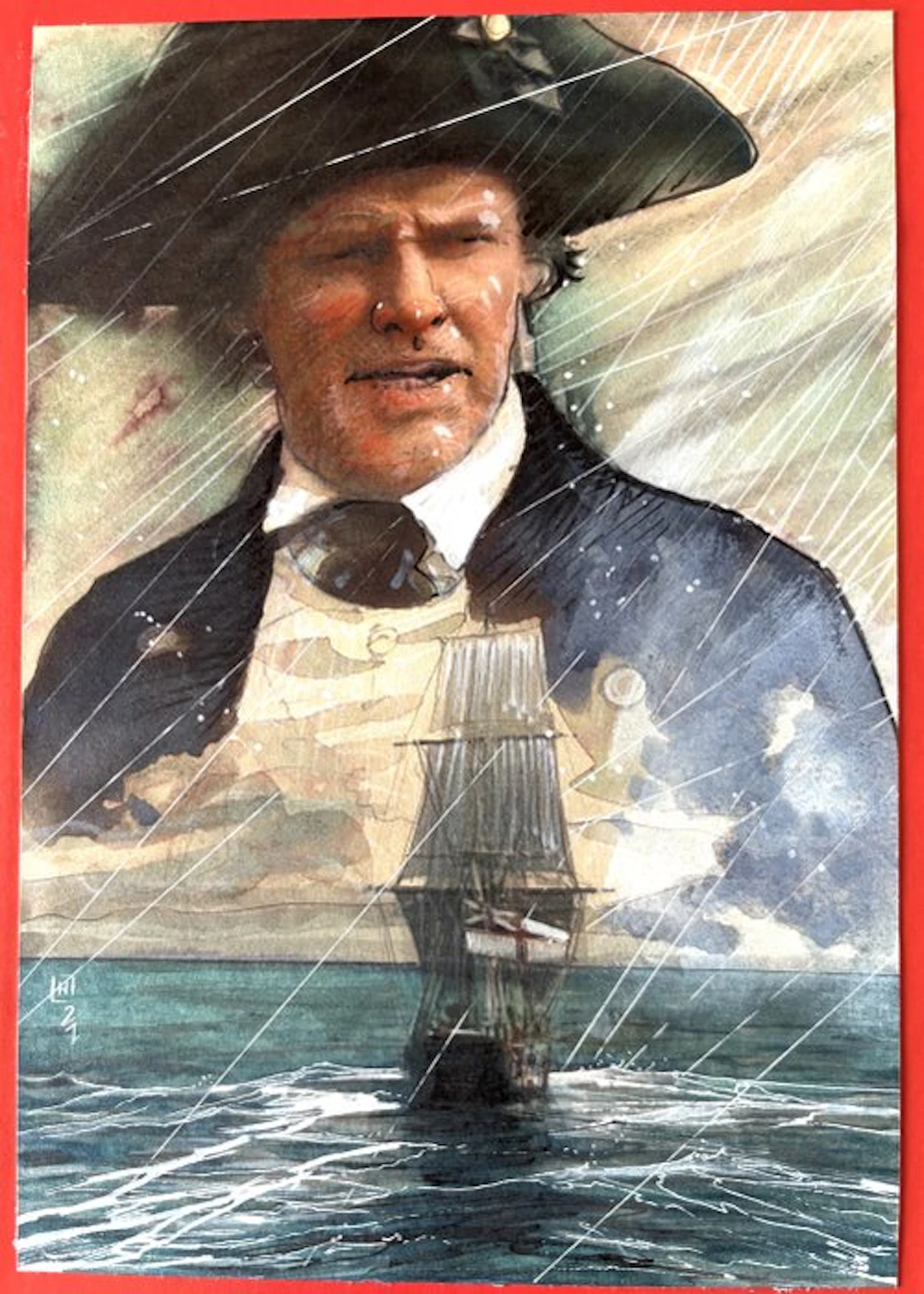 Fabrice Le Henanff - Capitaine Bligh + dédicace couleur...