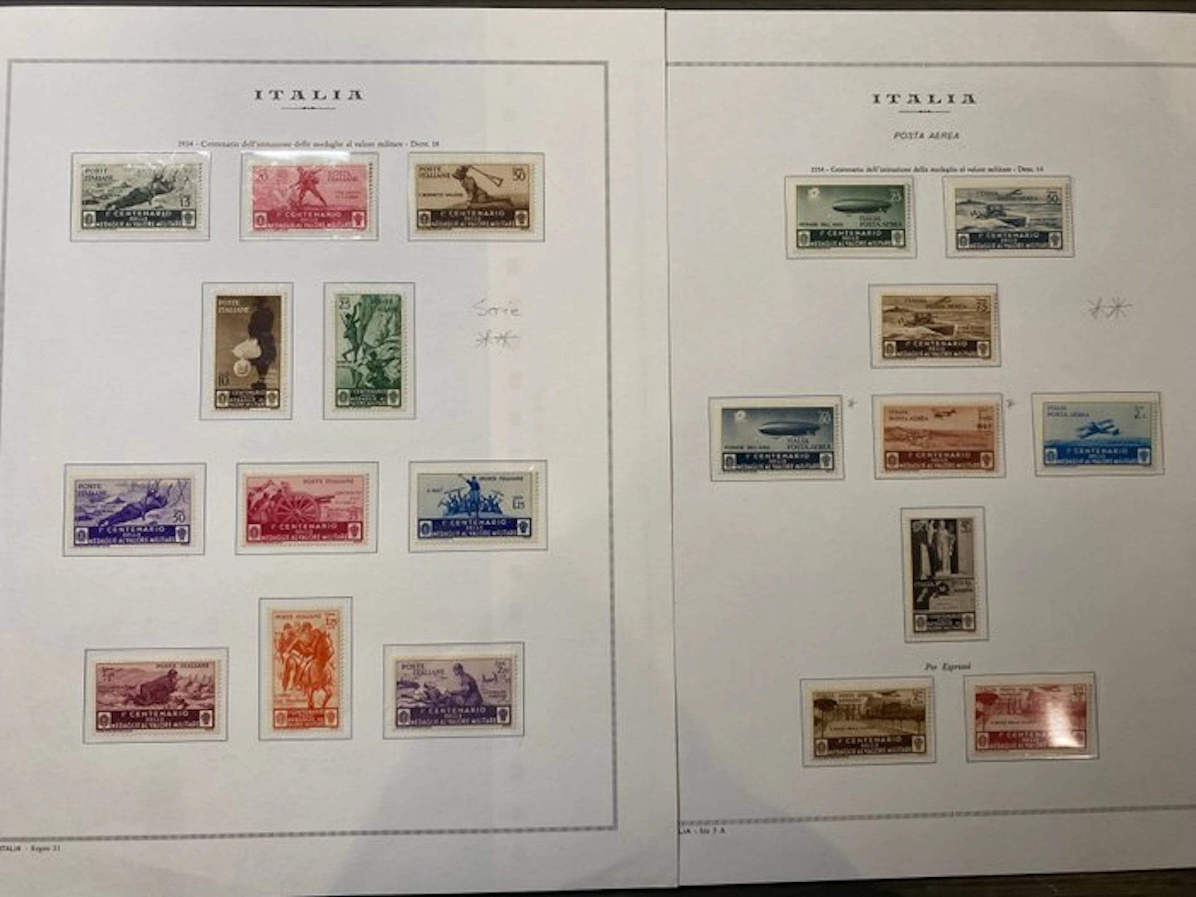 Italy Kingdom 1934 - Medals