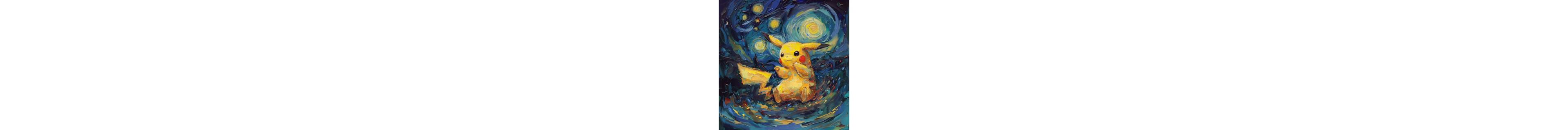 I_KONIQ - Pokemon in a Starry Night Van Gogh
