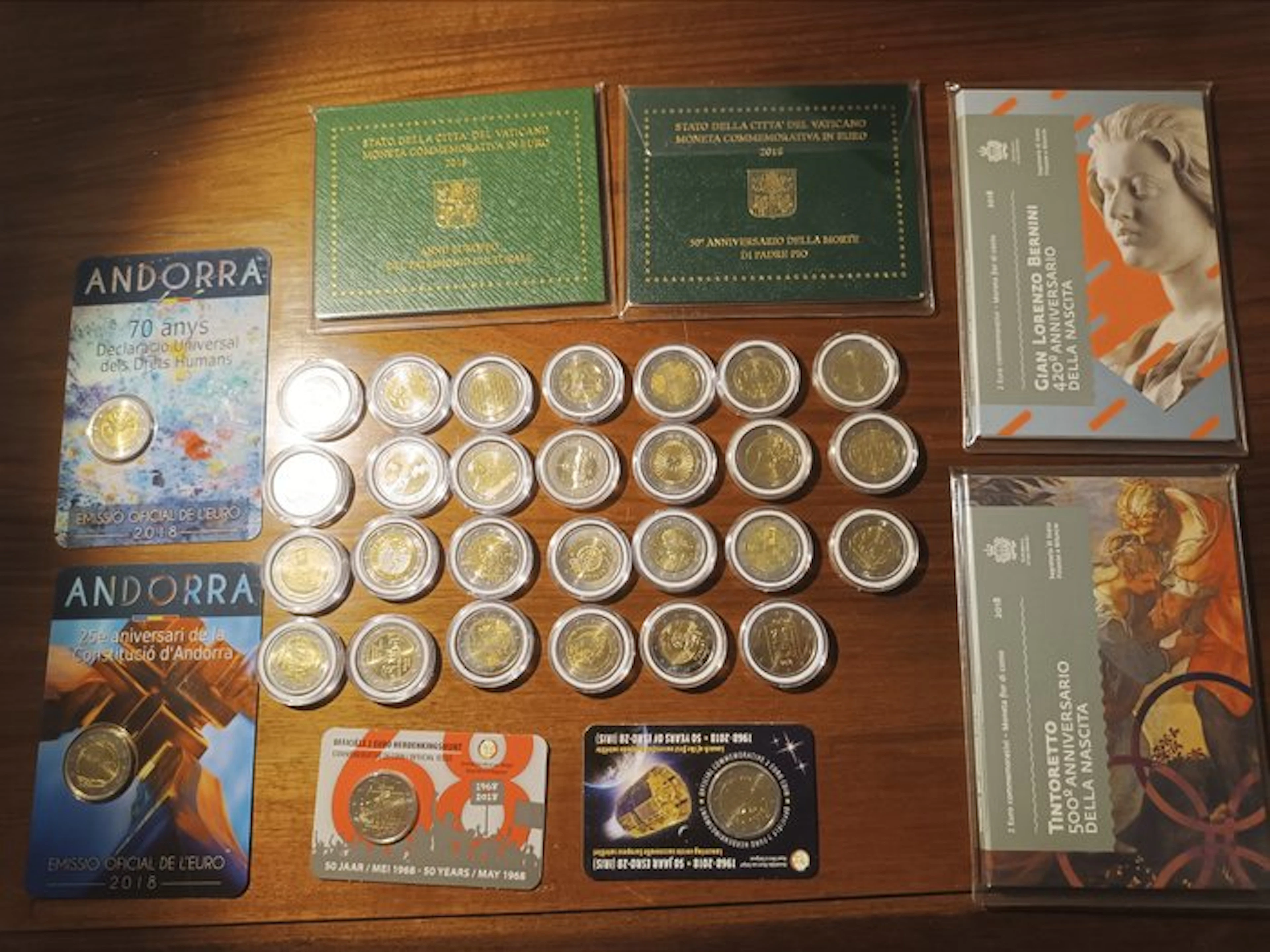 Europe. 2 Euro 2018 (35 coins incl. 8 coincards) (No reserve price)