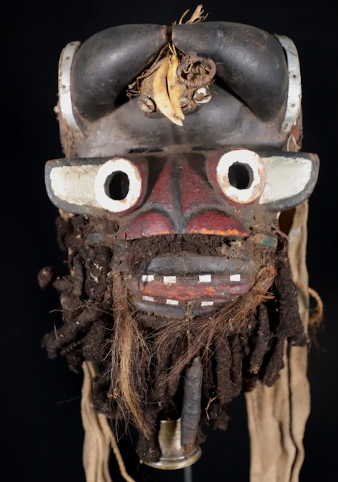 Dance mask - Antique Guere War Mask - 26 cm - Côte d’Ivoire