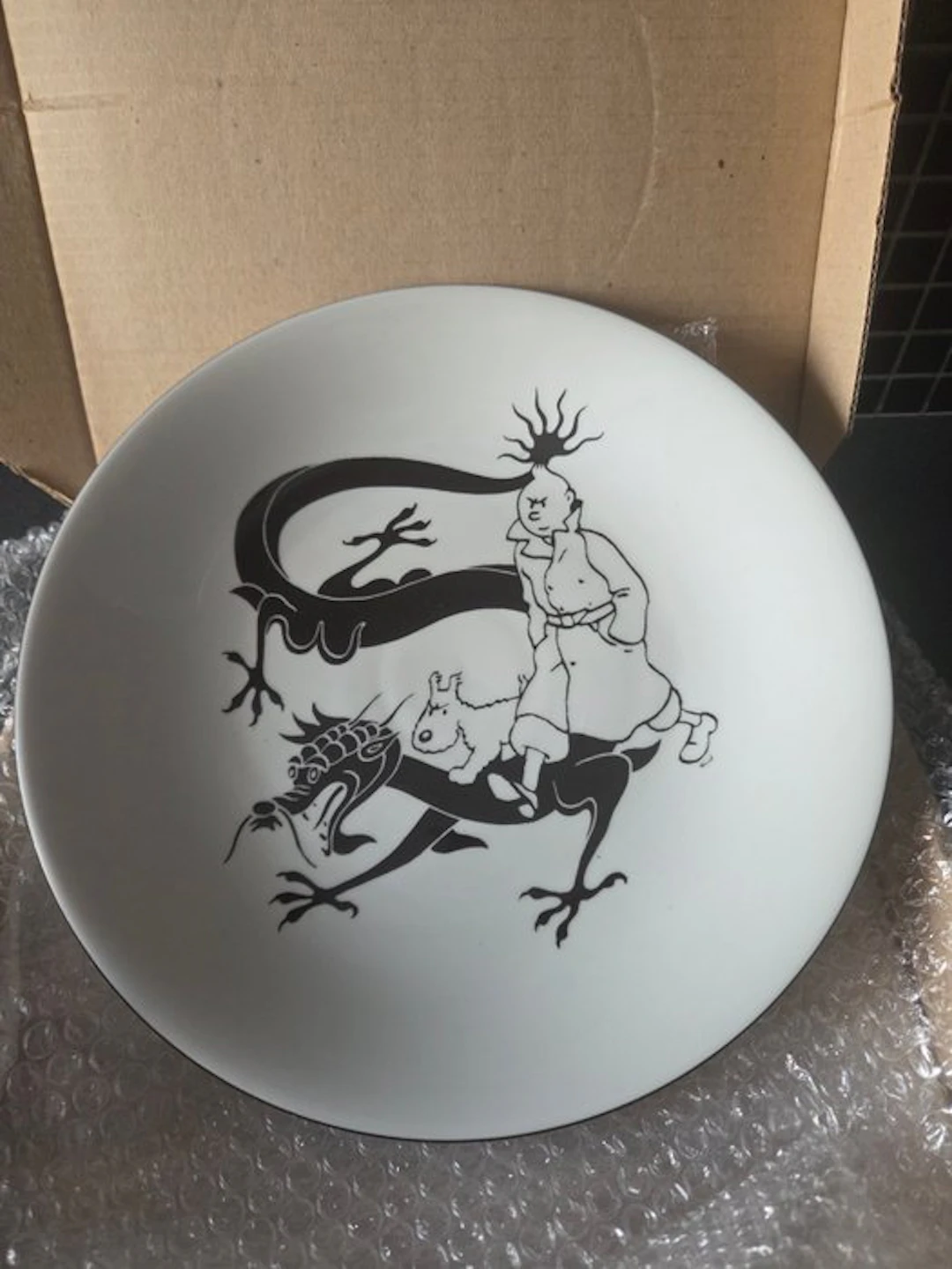 Tintin - 1 Porcelain dish AXIS
