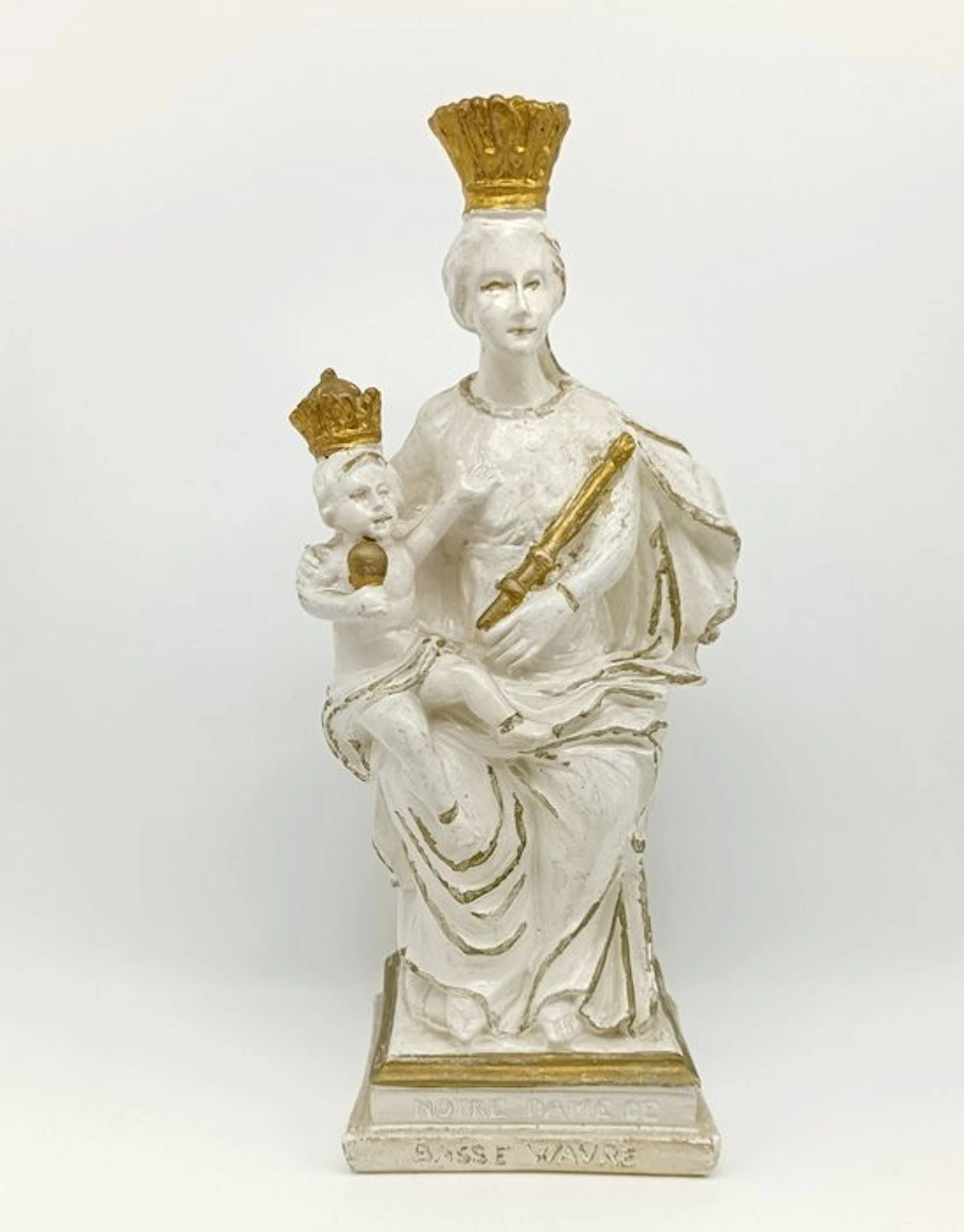 Figure - Notre Dame de Basse Wavre - 31,5 cm - Plaster