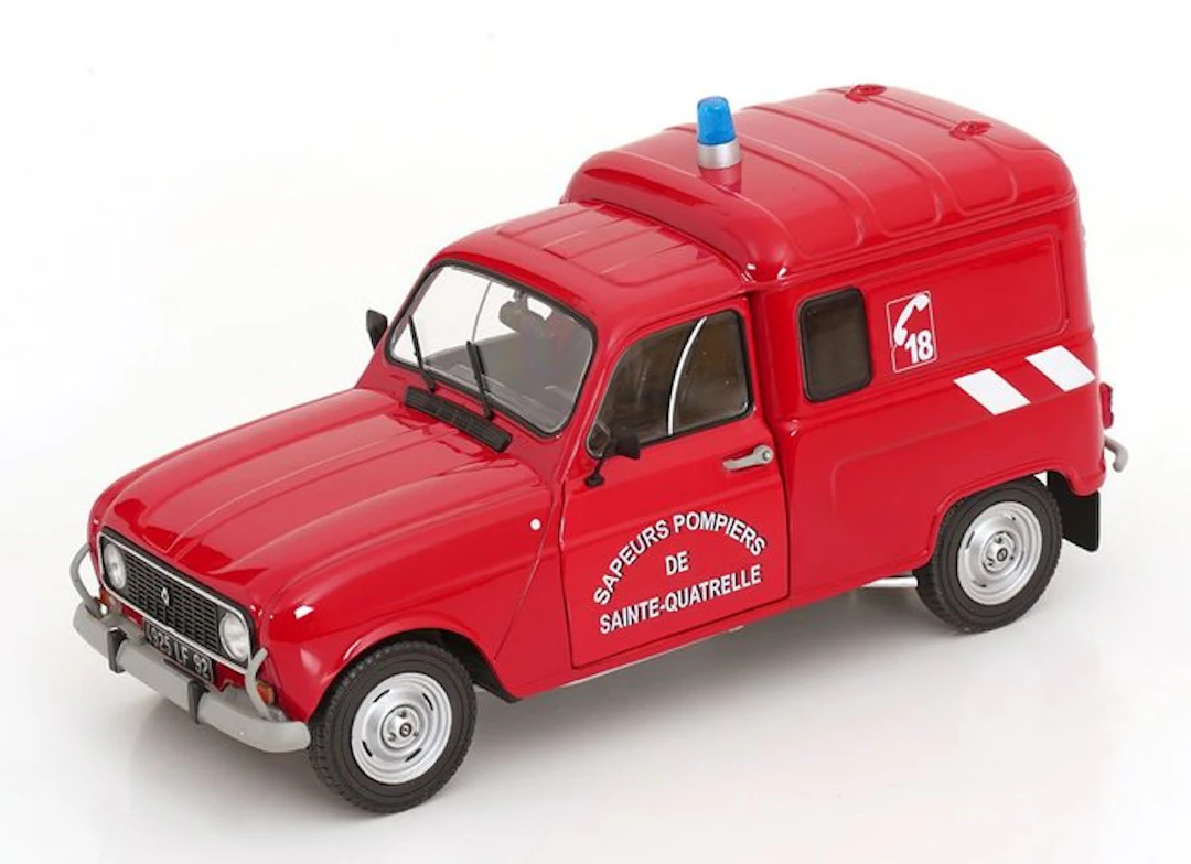 Solido 1:18 - Model car - Renault 4 LF4 1976 “Feuerwehr”