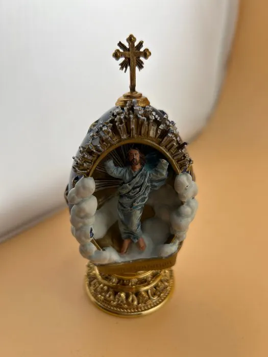 Fabergé egg - 24-karat gold plated - house of faberge...
