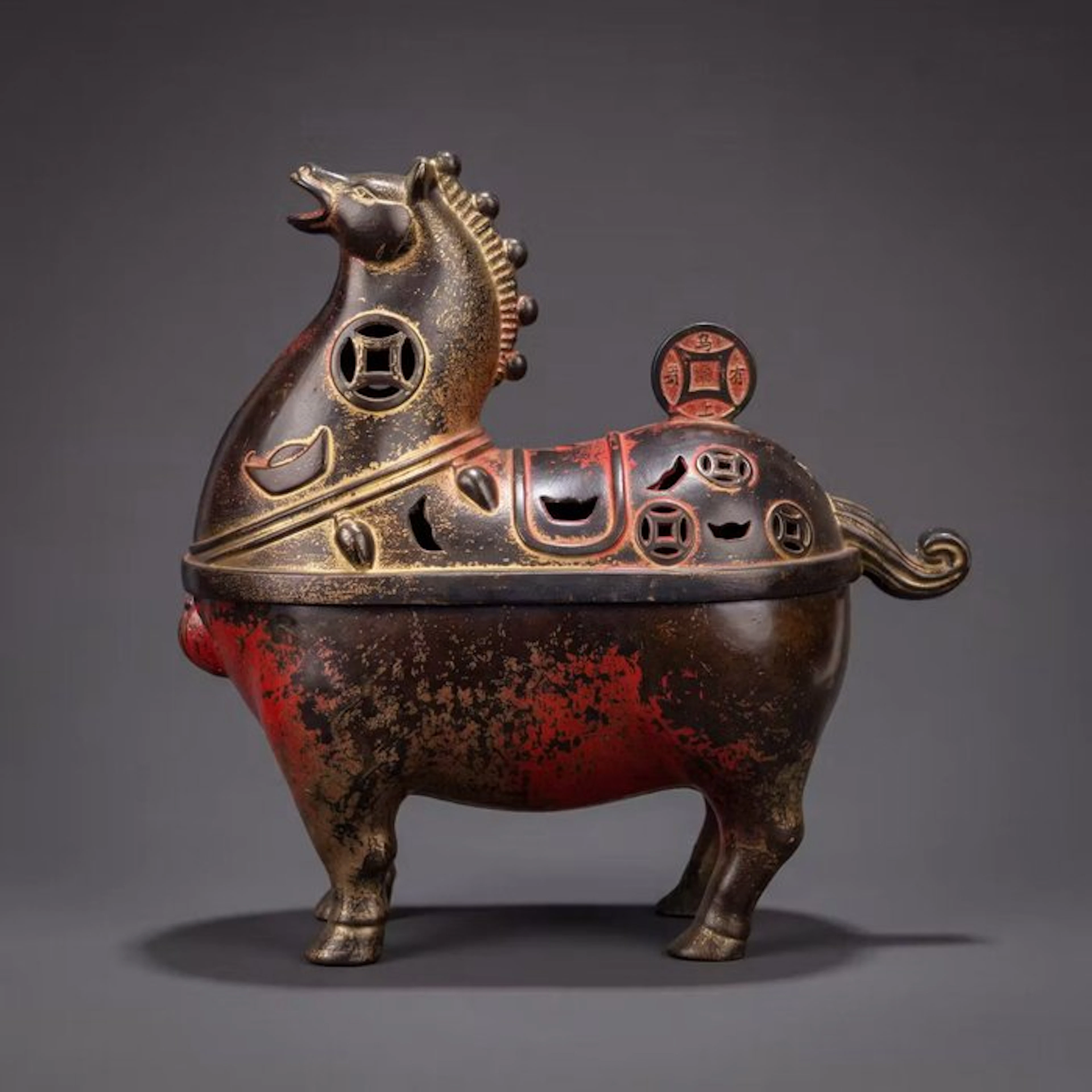 Tang-Dynastie stijl wierookbrander - Bronze - China (No reserve price)