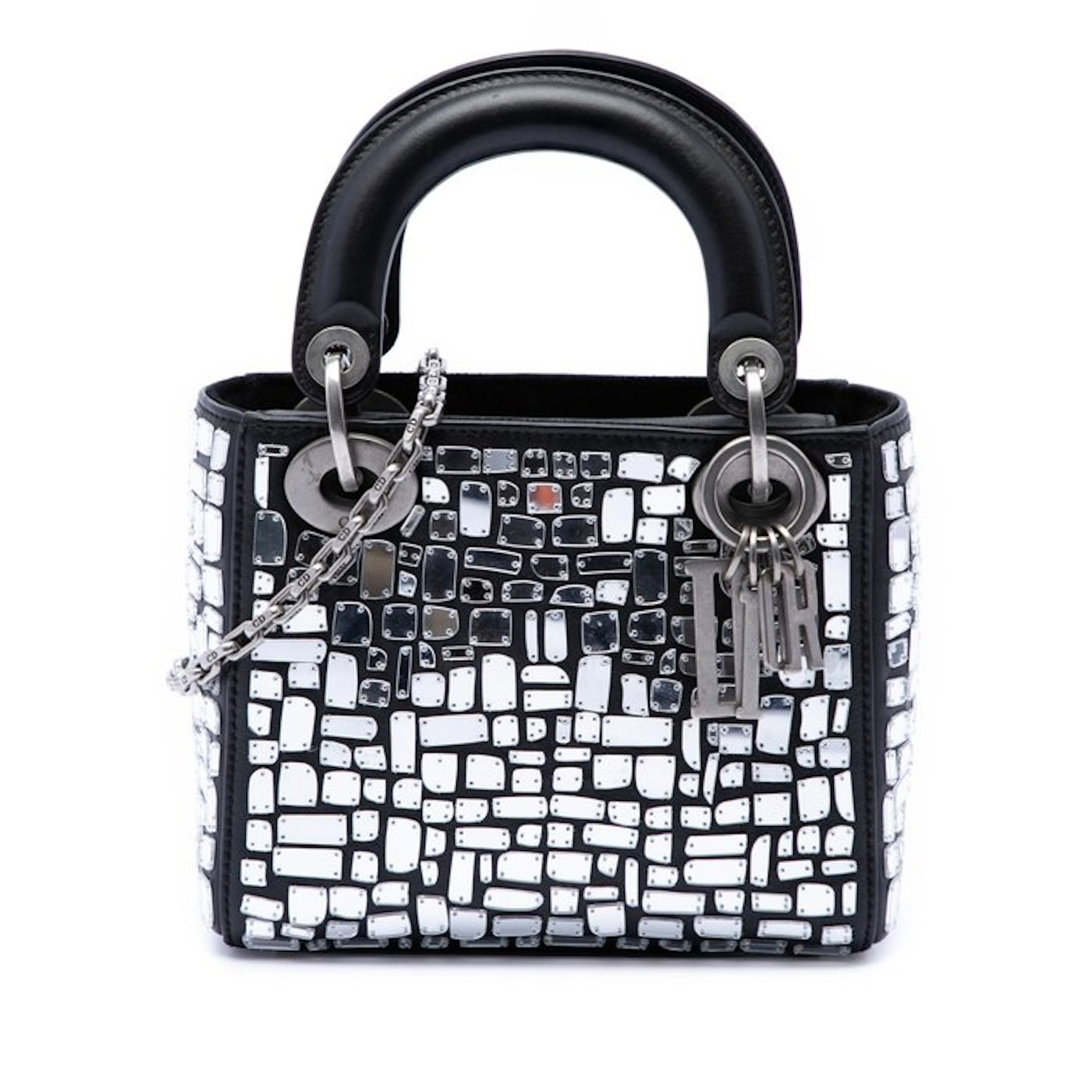 Christian Dior - Mini Smooth Calfskin Embroidered Mosaic...