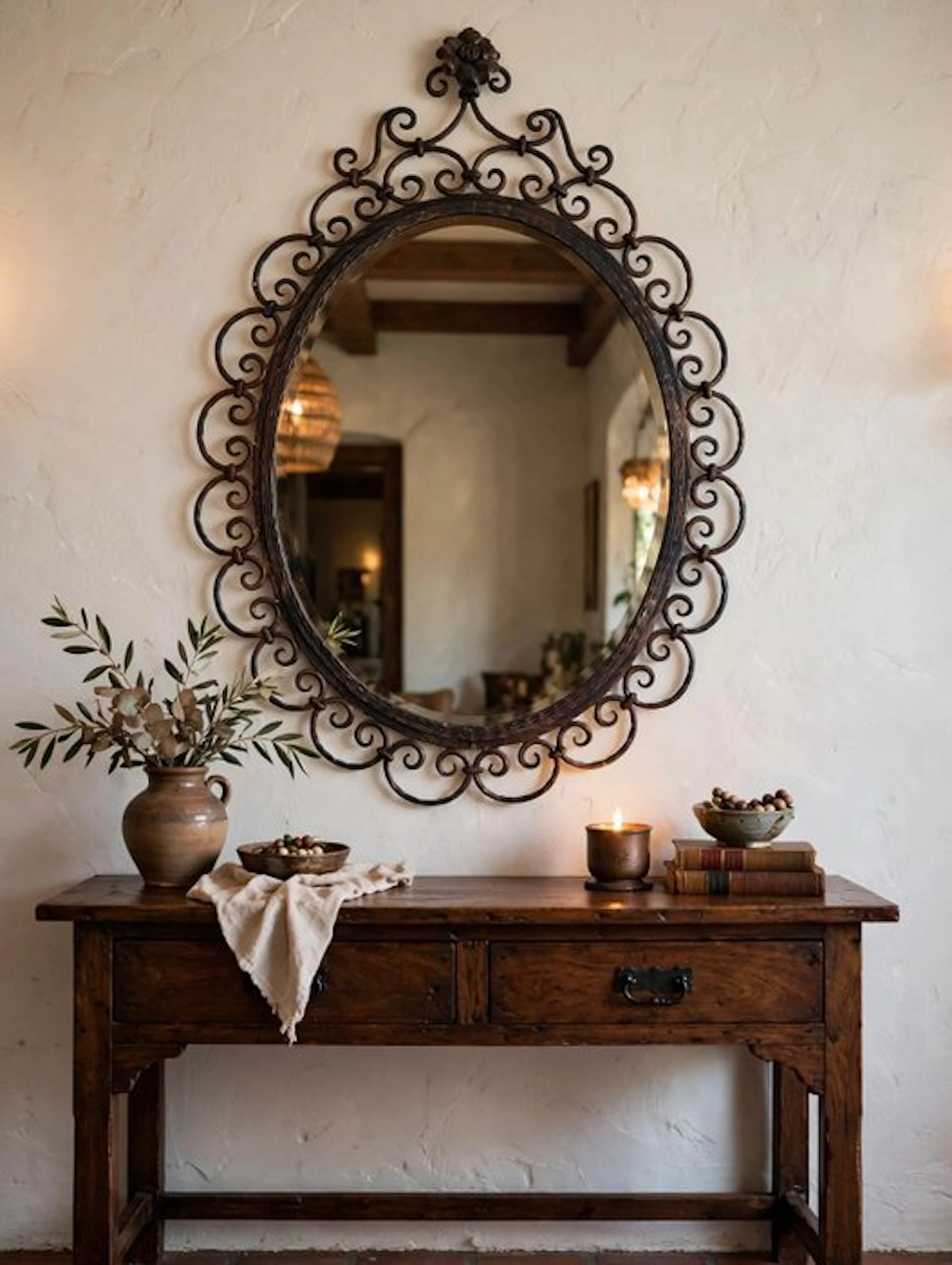 A RTI F R - Frame - Wrought iron - Beaten by hand
