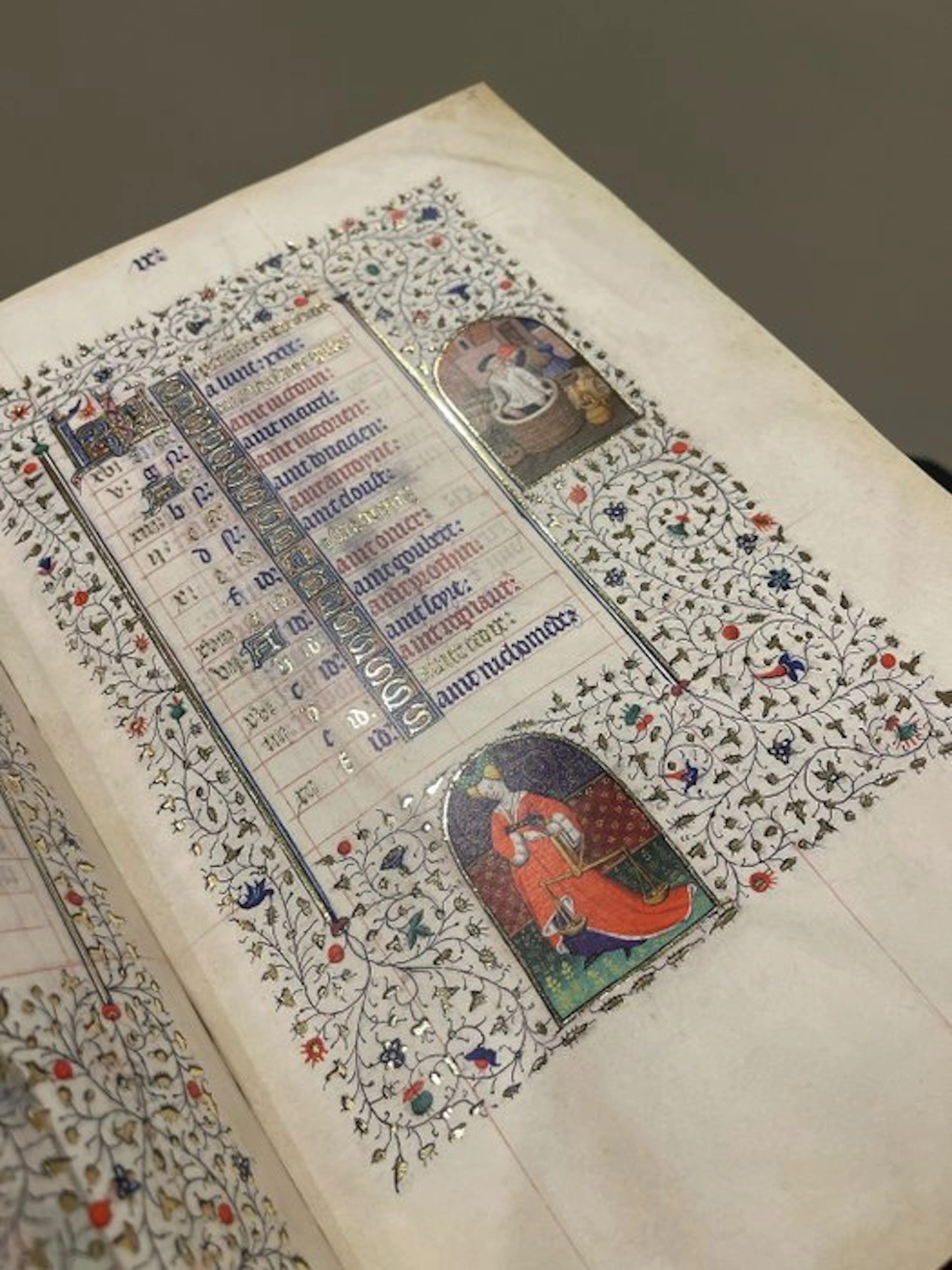 Scuola parigina del Maestro di Bedford - Calendario del...