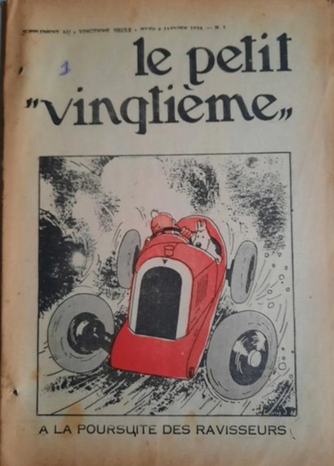 Le Petit Vingtième - Tintin en Orient - Quick et Flupke...