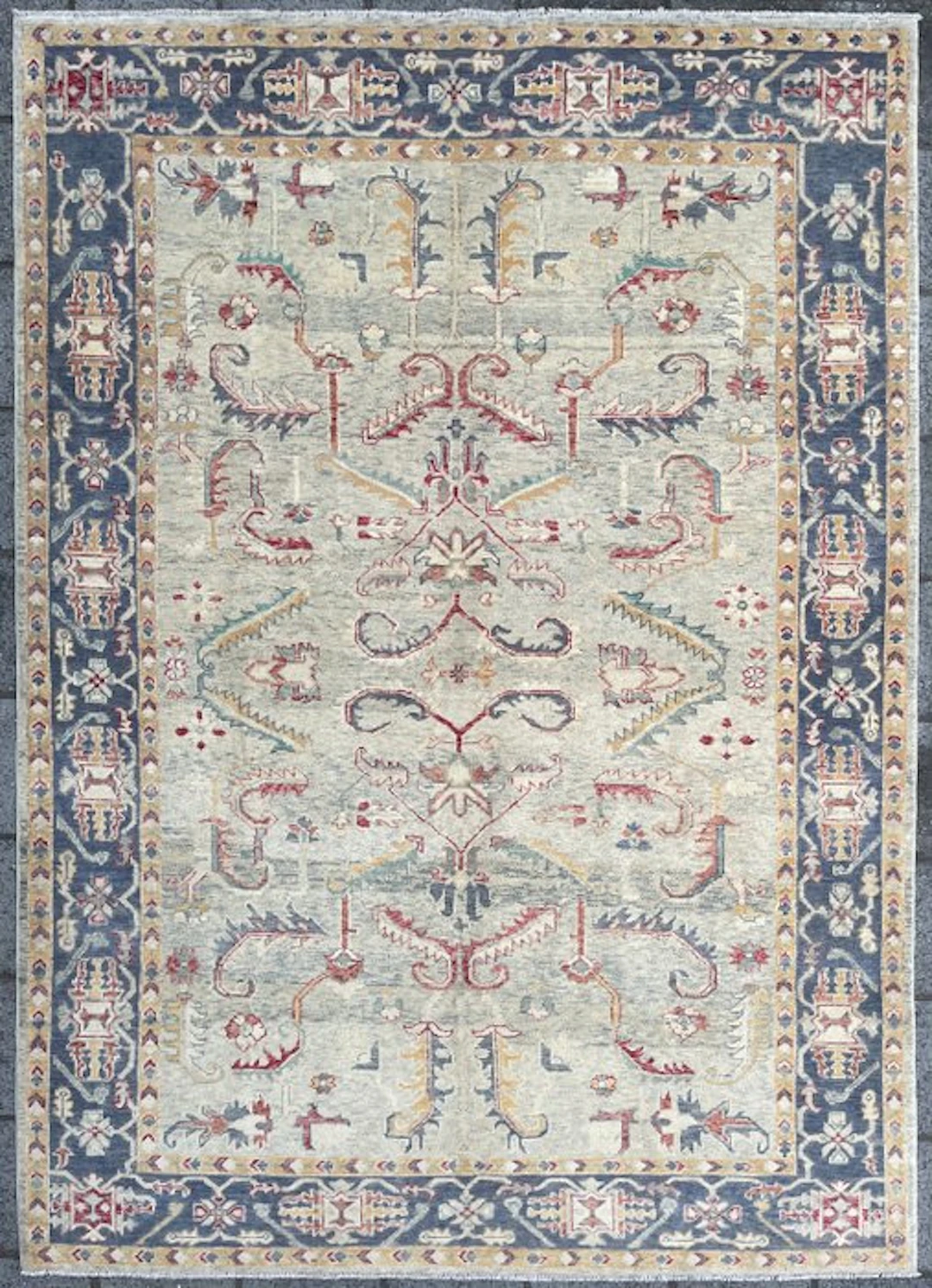 Afghan Art Deco Ziegler – (unused) - hand-knotted - wool...