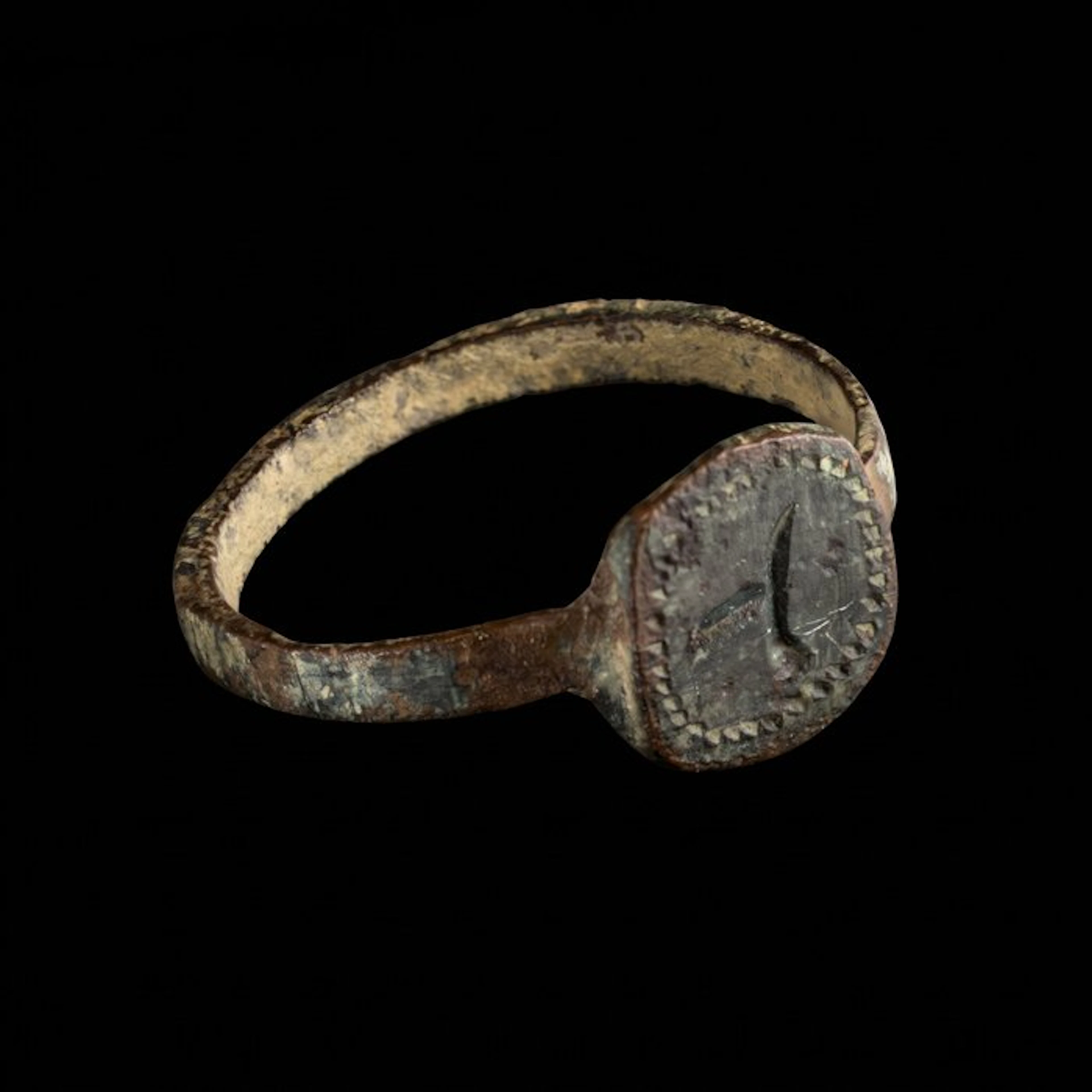 Medieval Bronze Rare Jewish Women’s Ring-Shabbat...