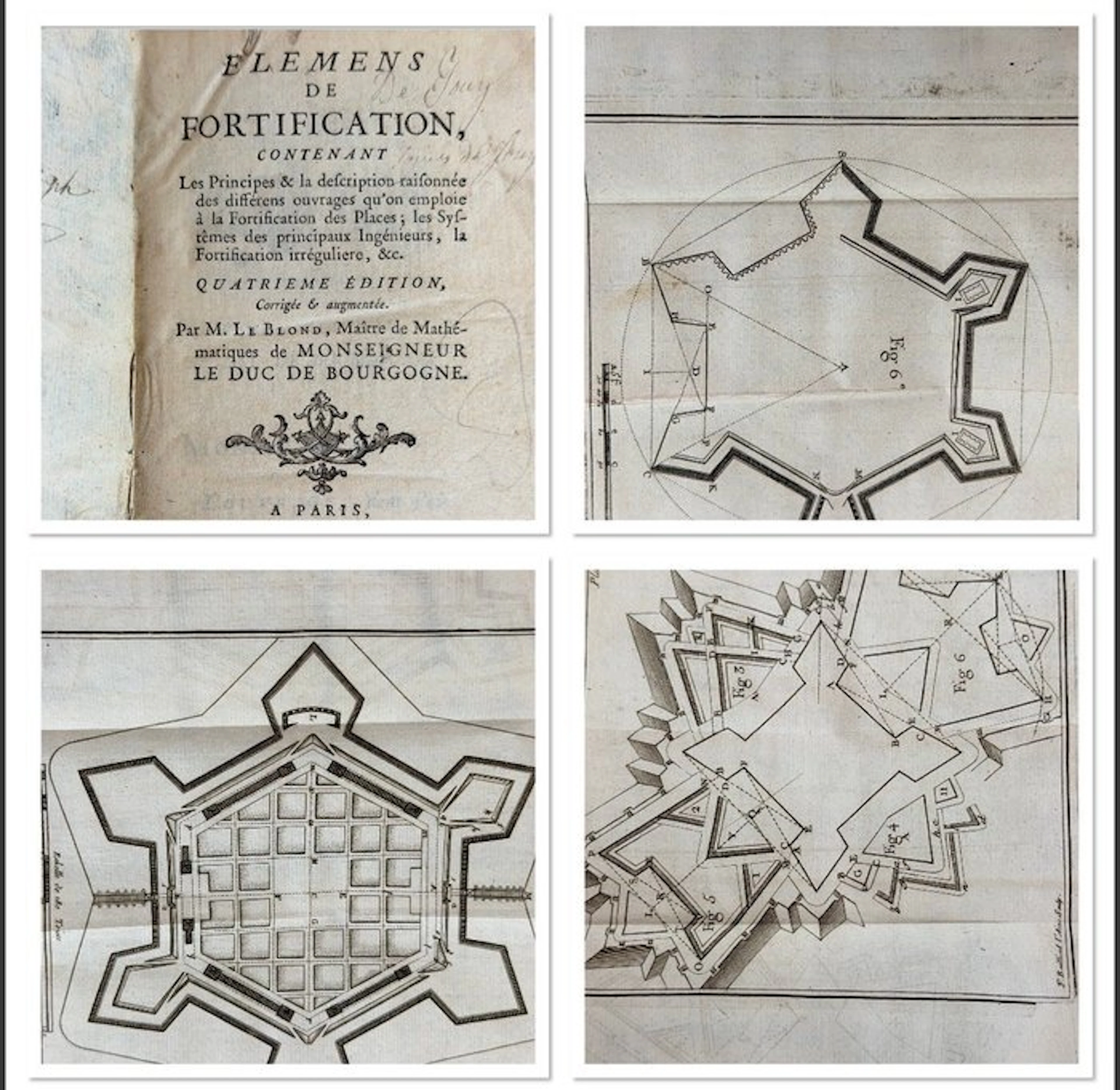 Le Blond - Élémens de fortification - 1756