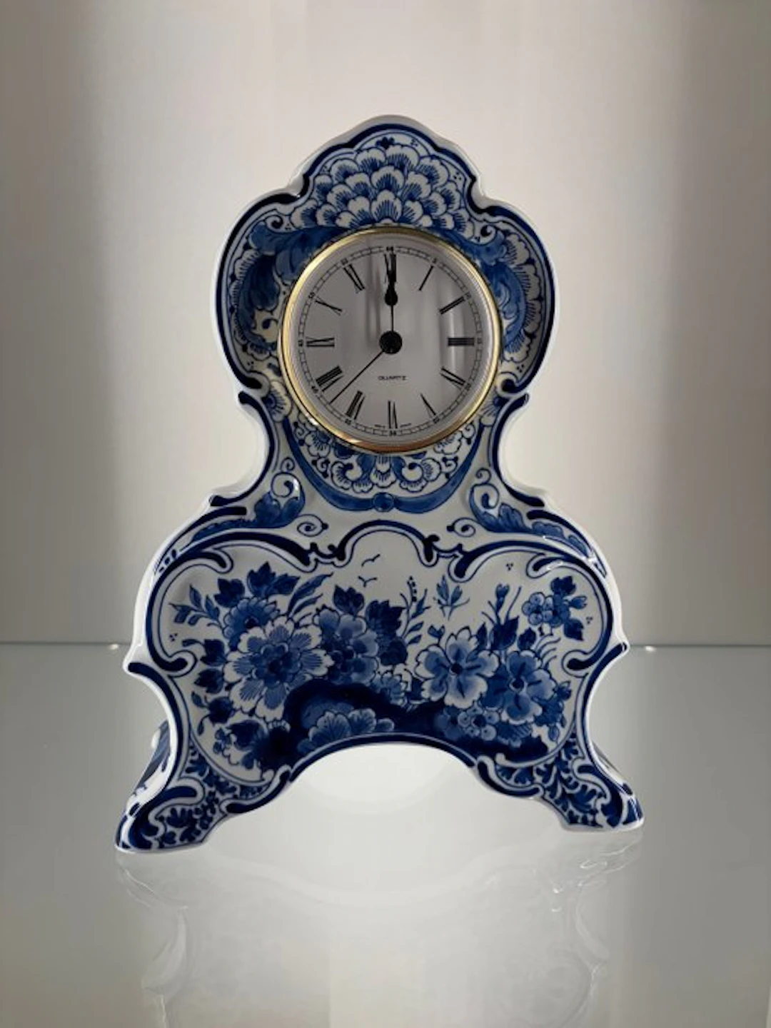 Clock - De Porceleyne Fles, Delft - Ceramic - 1982