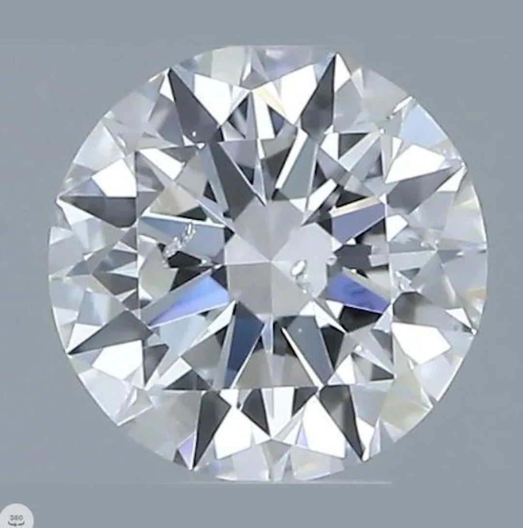 1 pcs Diamond (Natural) - 0.30 ct - Round - D...