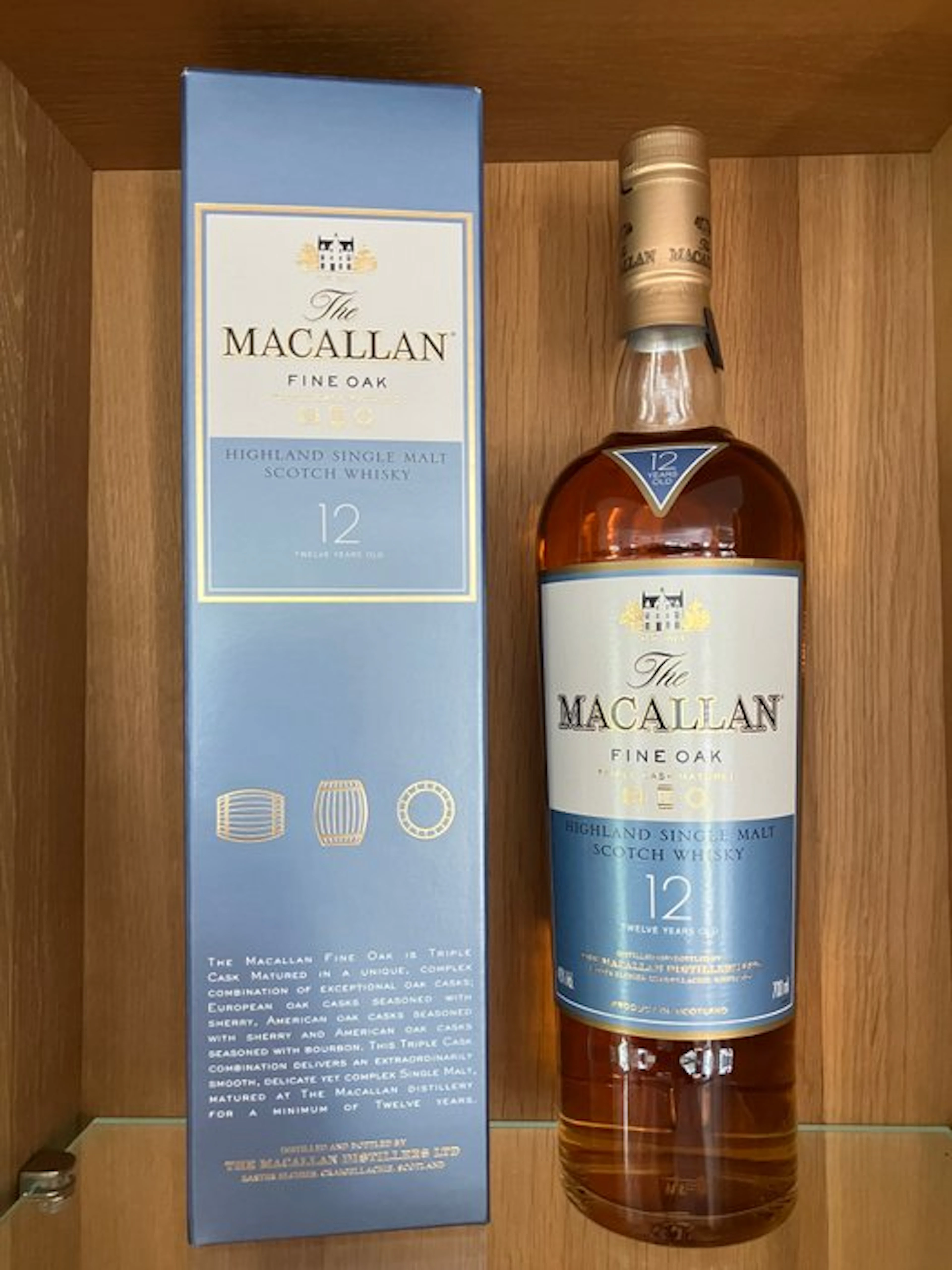 Macallan 12 years old Fine Oak Triple Cask Matured - 700ml