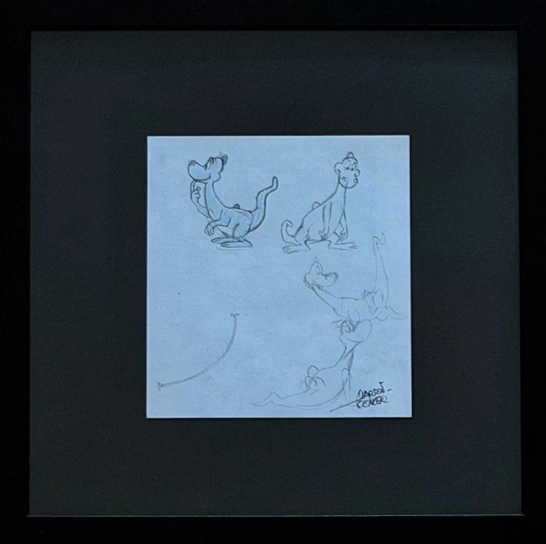 Toonder, Marten - 1 Many original drawings - Tom Poes...