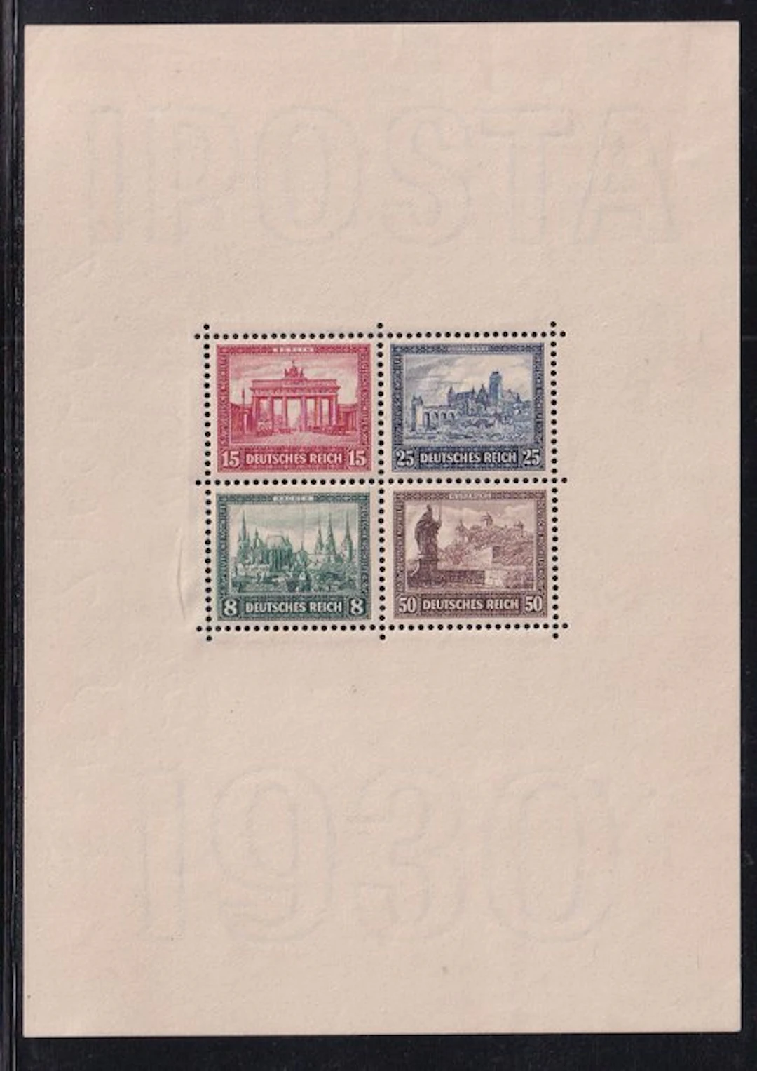 German Empire 1930 - Block issue: International Stamp Exhibition