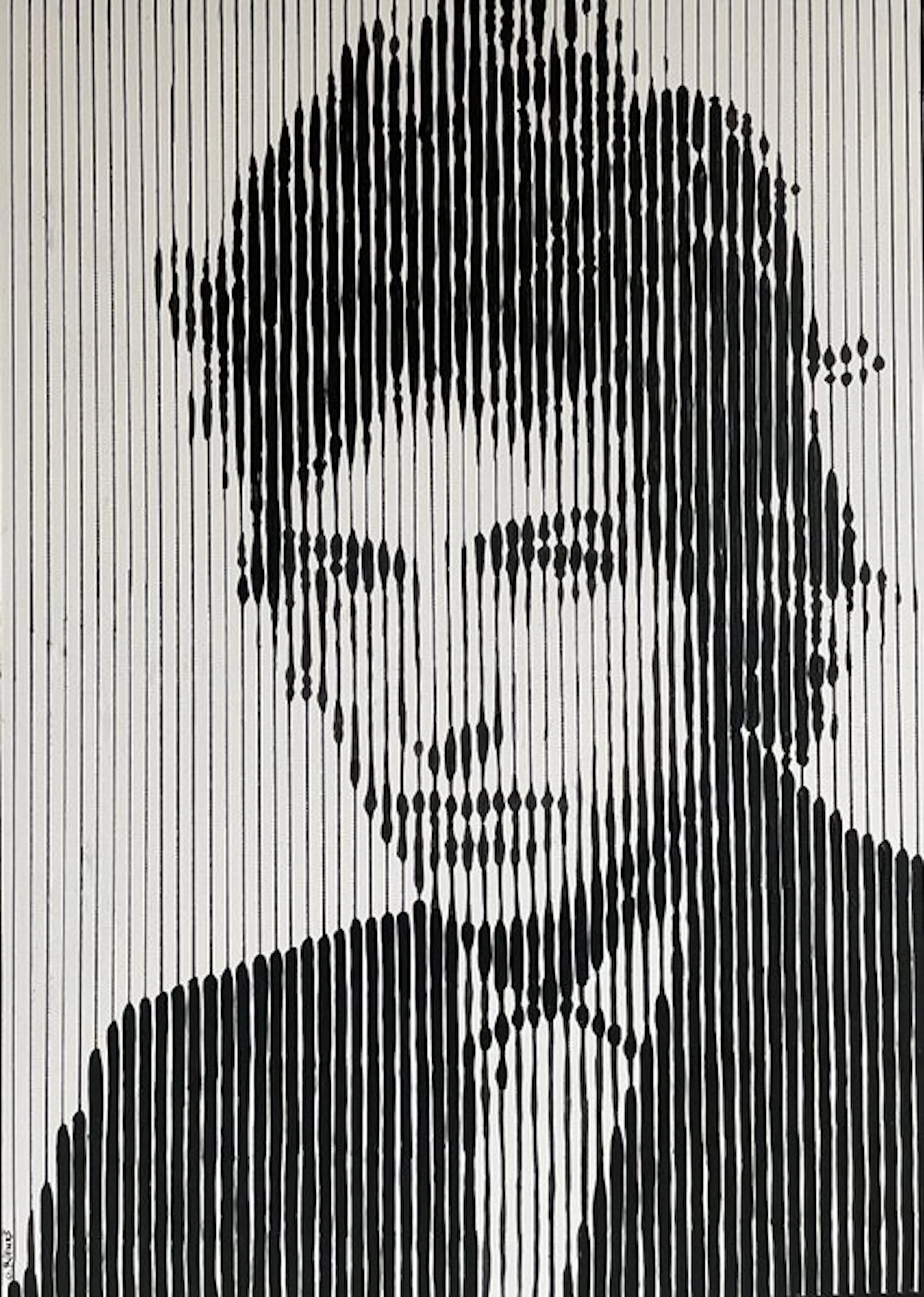 Gerke Rienks - Bob Dylan, Handpainted