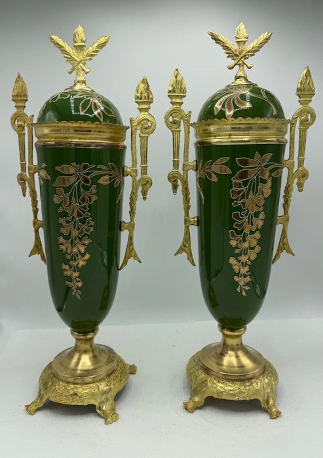 Cassolette (2) - Bronze, Earthenware