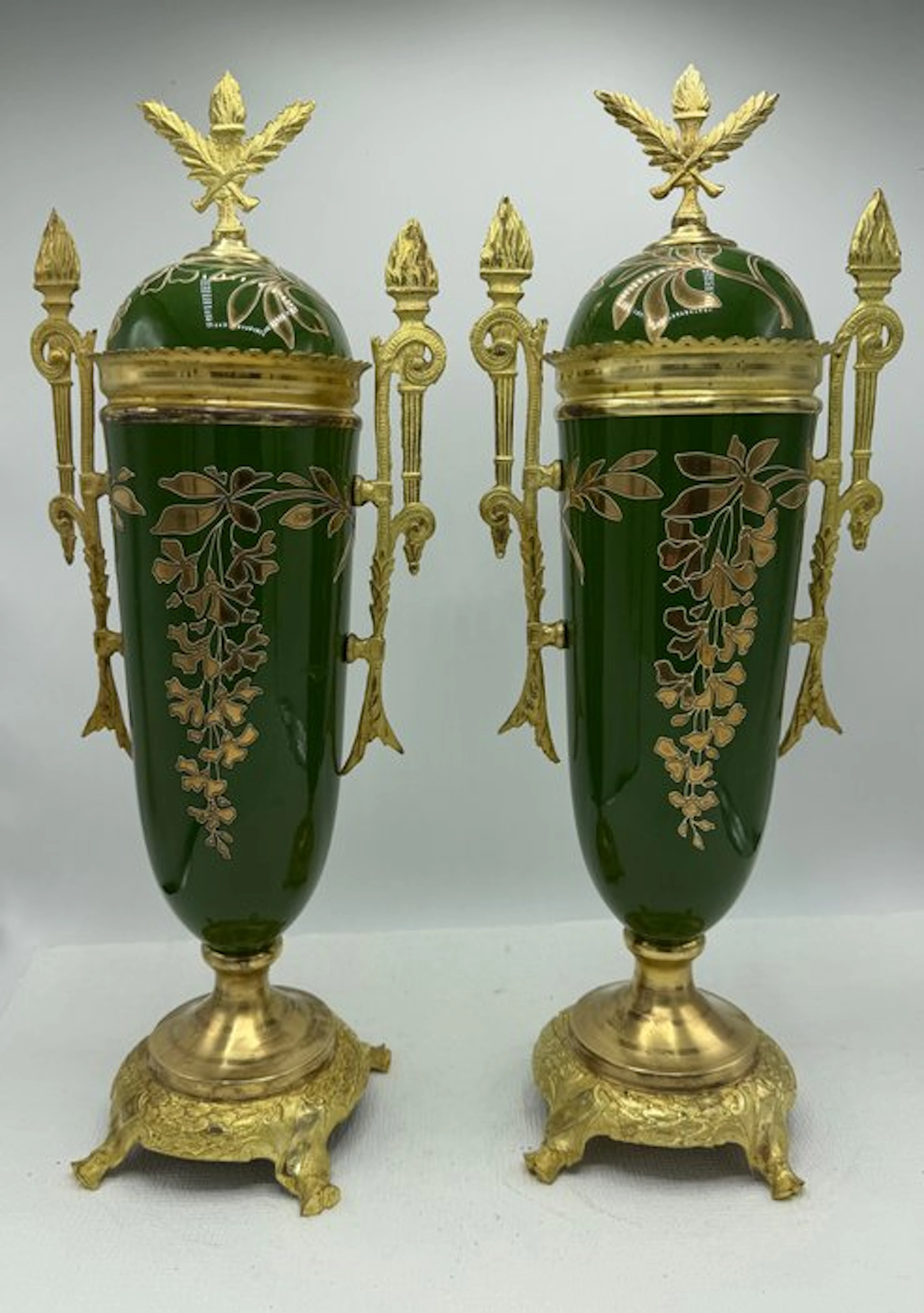 Cassolette (2) - Bronze, Earthenware