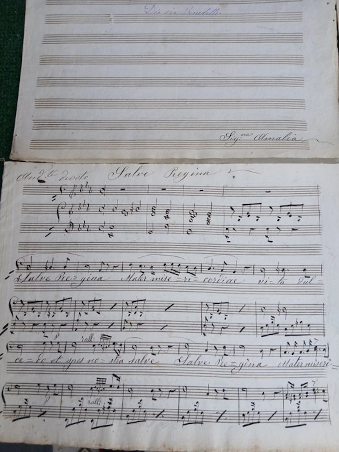 Sig.na Giuseppina; Sig.na Amalia - spartiti musicali...