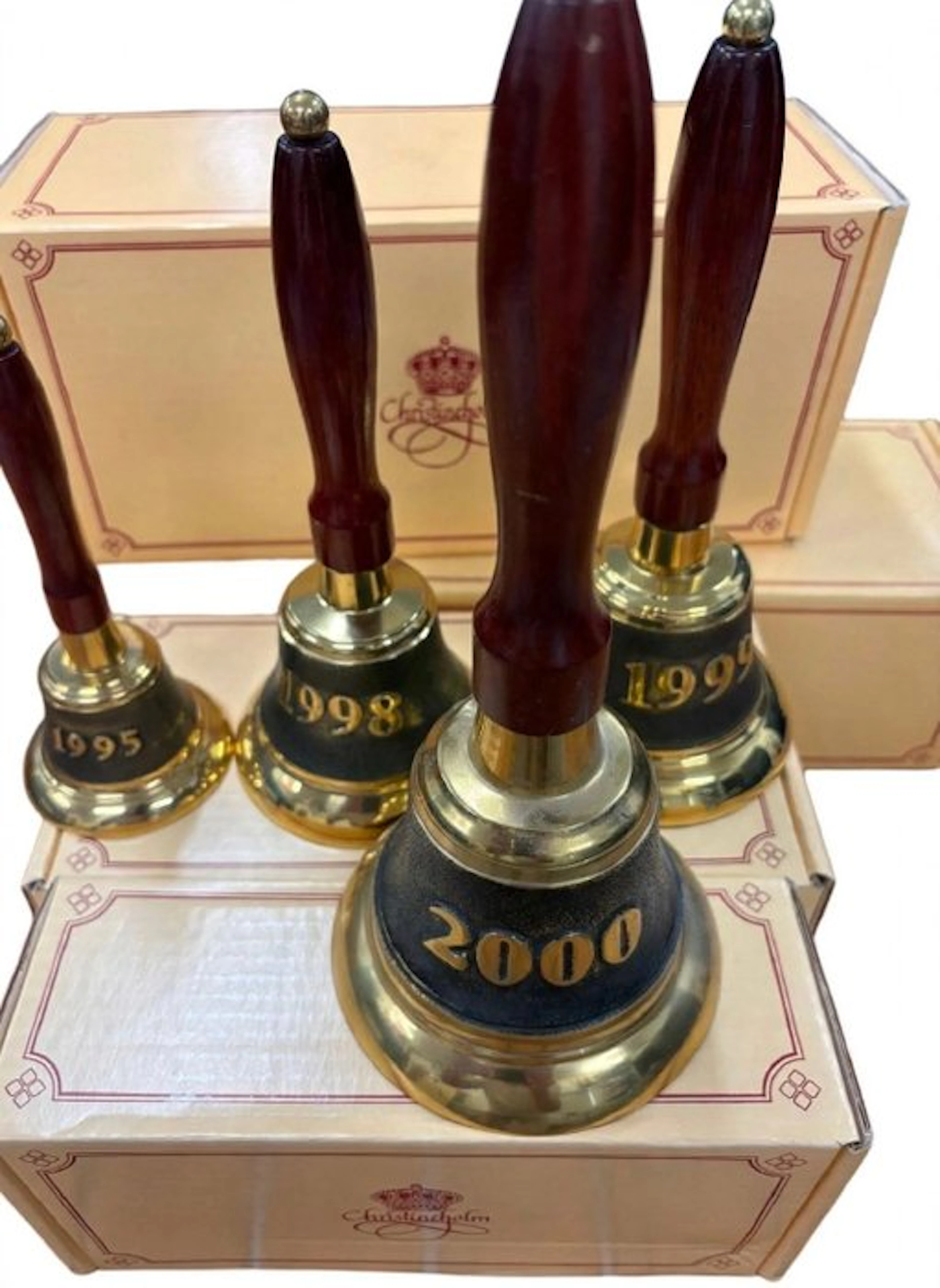 Decorative bell (4) - Zeldzame Set 4x Christincholm...