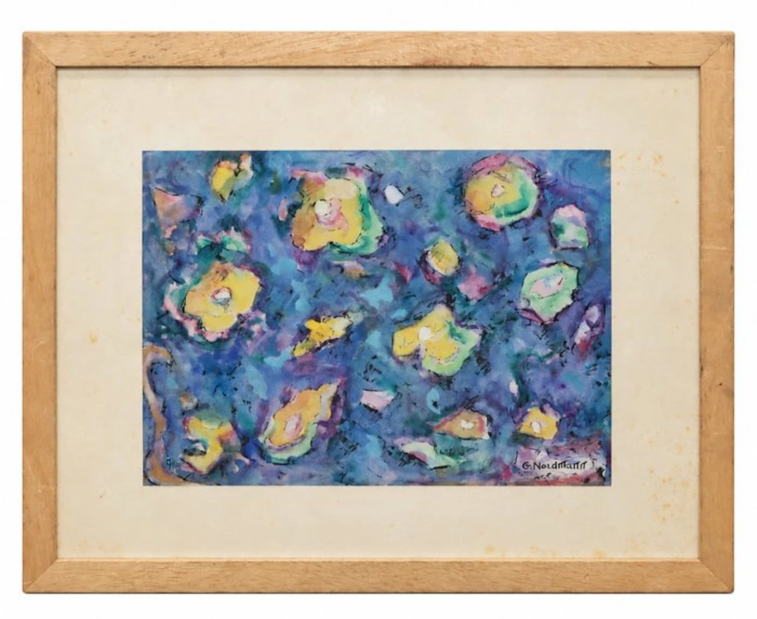 Germaine Nordmann (1902–1997) - Floral fantasy - NO RESERVE