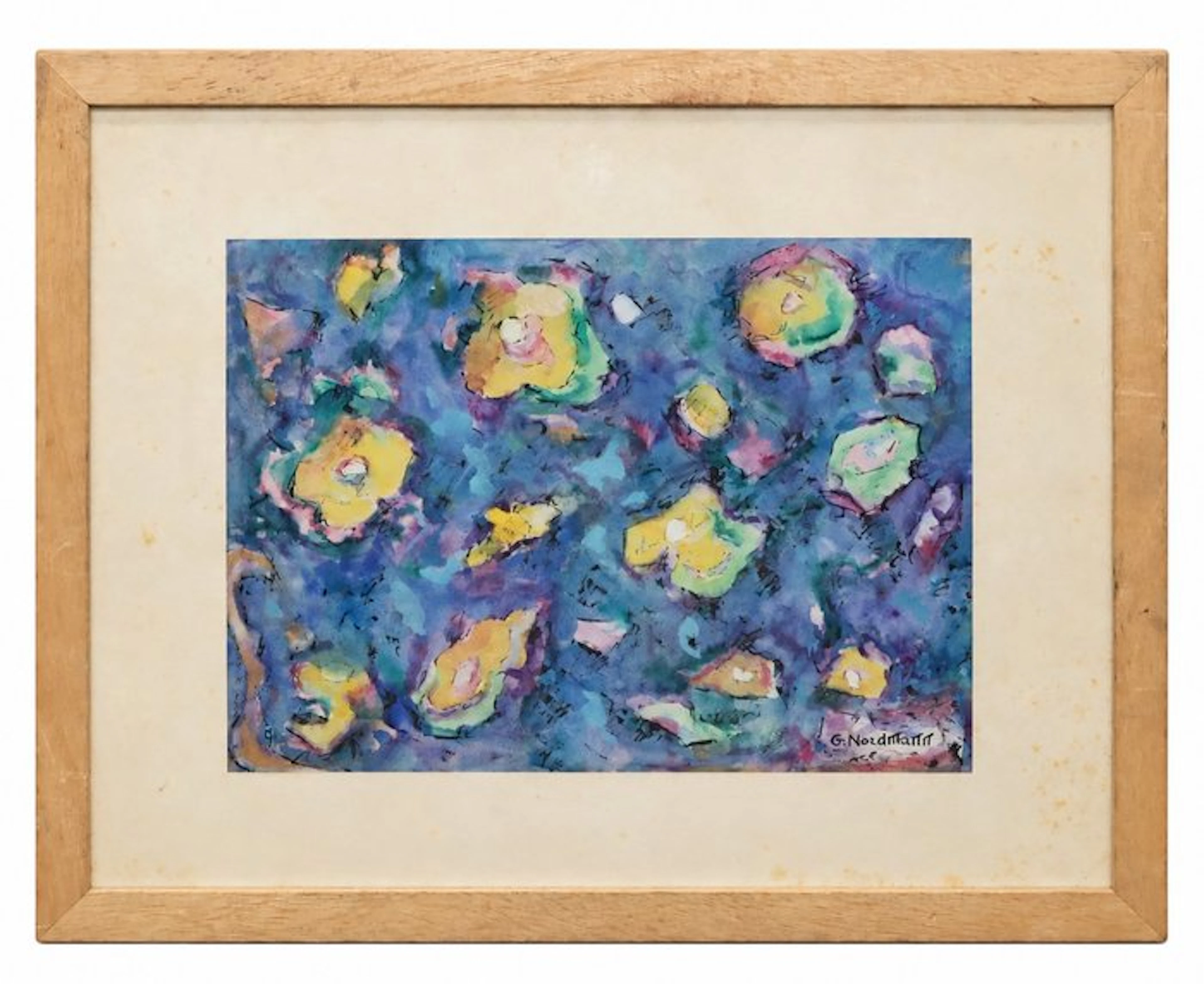 Germaine Nordmann (1902–1997) - Floral fantasy - NO RESERVE