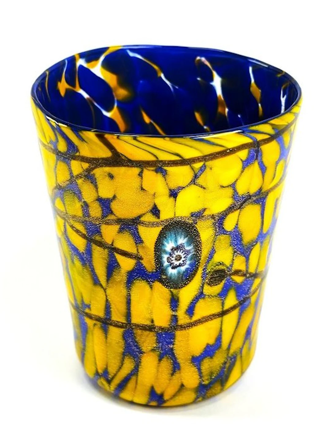 "Goto" in Vetro Artistico di Murano - Italia Anni '80 - Vase - Cobalt