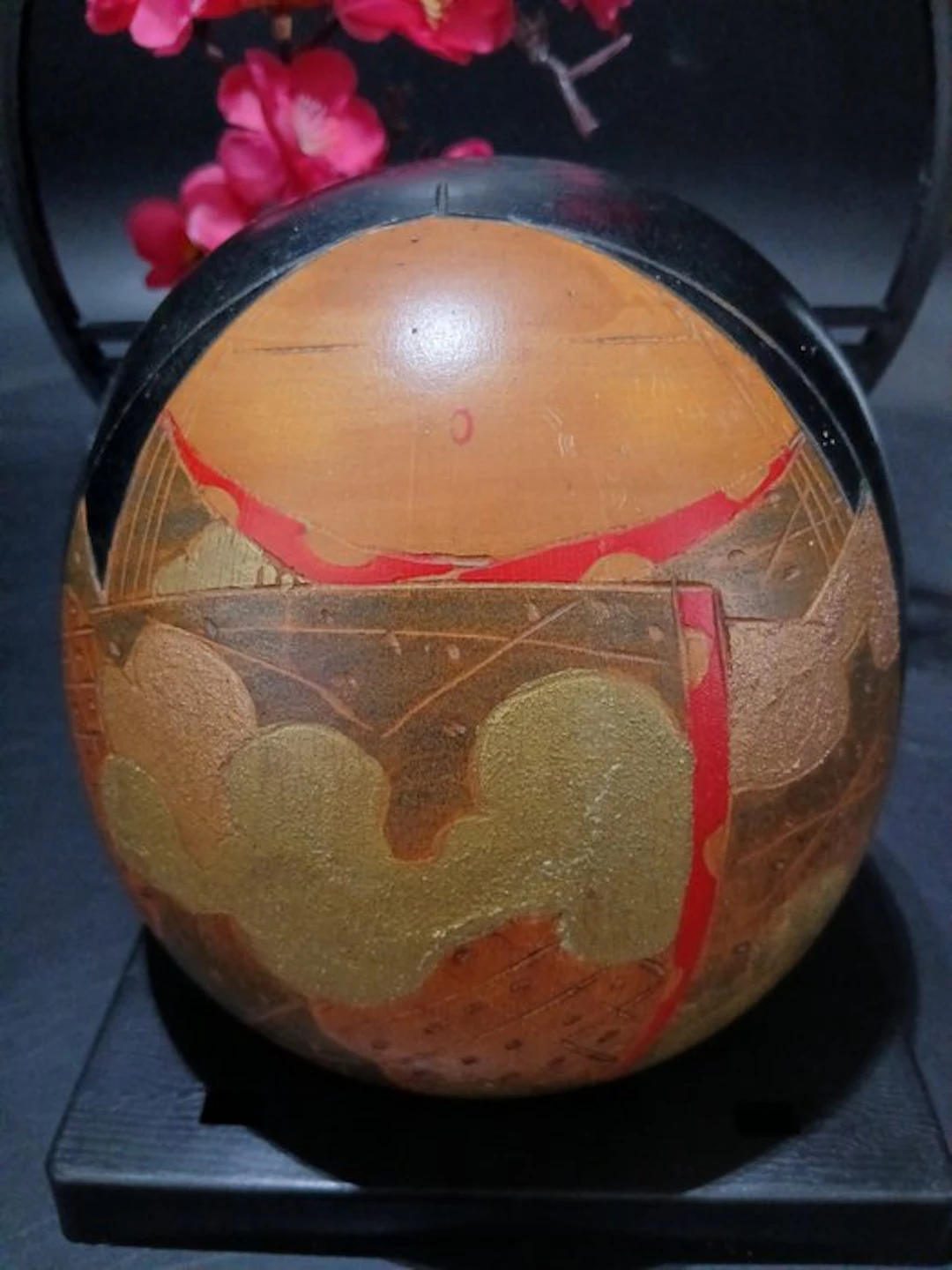 Figurine - Zeldzame Grote Vintage Sosaku Kokeshi...