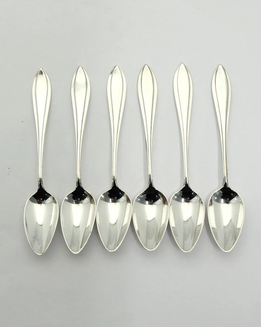 Set identieke ZWARE theelepels - Baardwijk - Tea spoon...