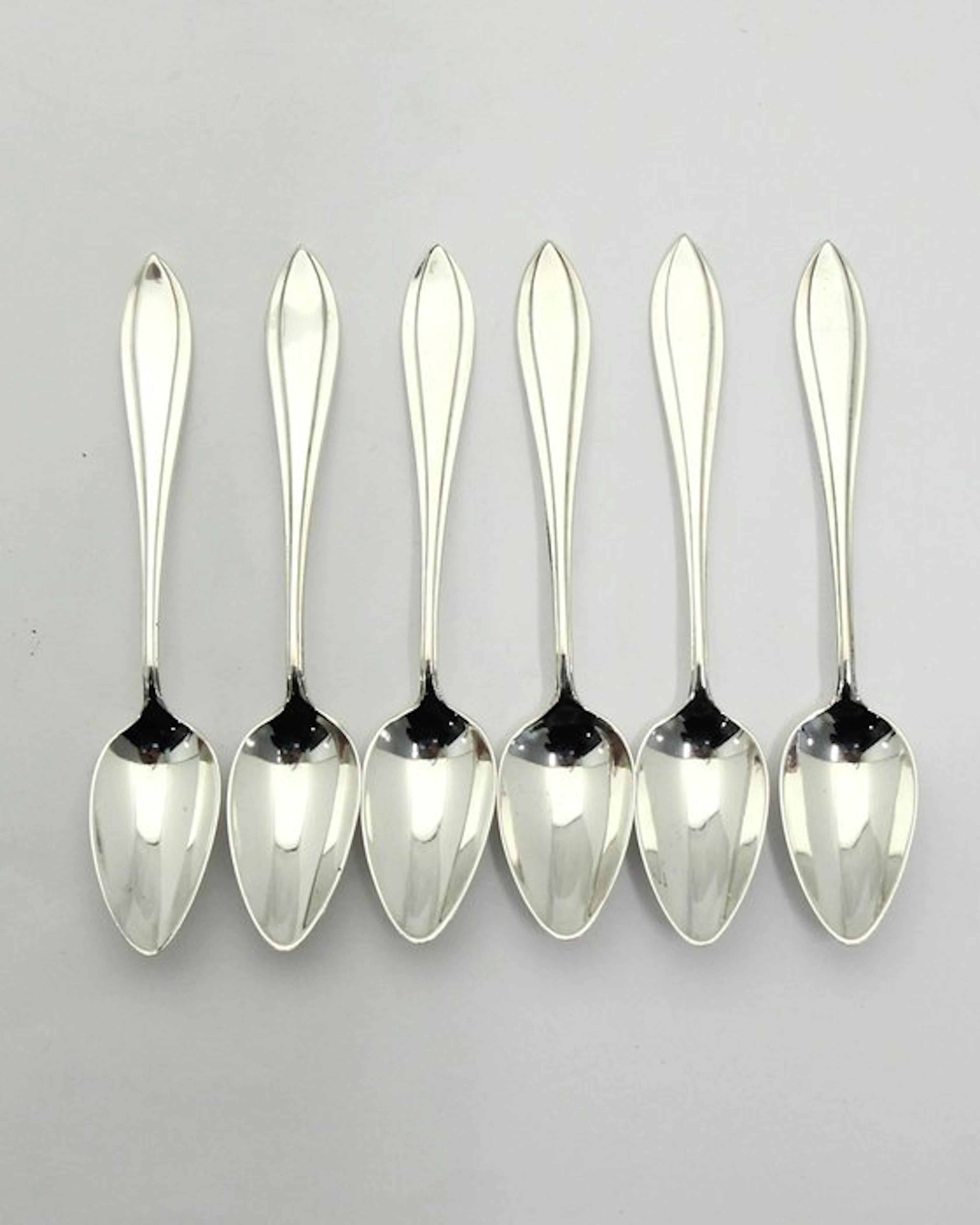 Set identieke ZWARE theelepels - Baardwijk - Tea spoon...