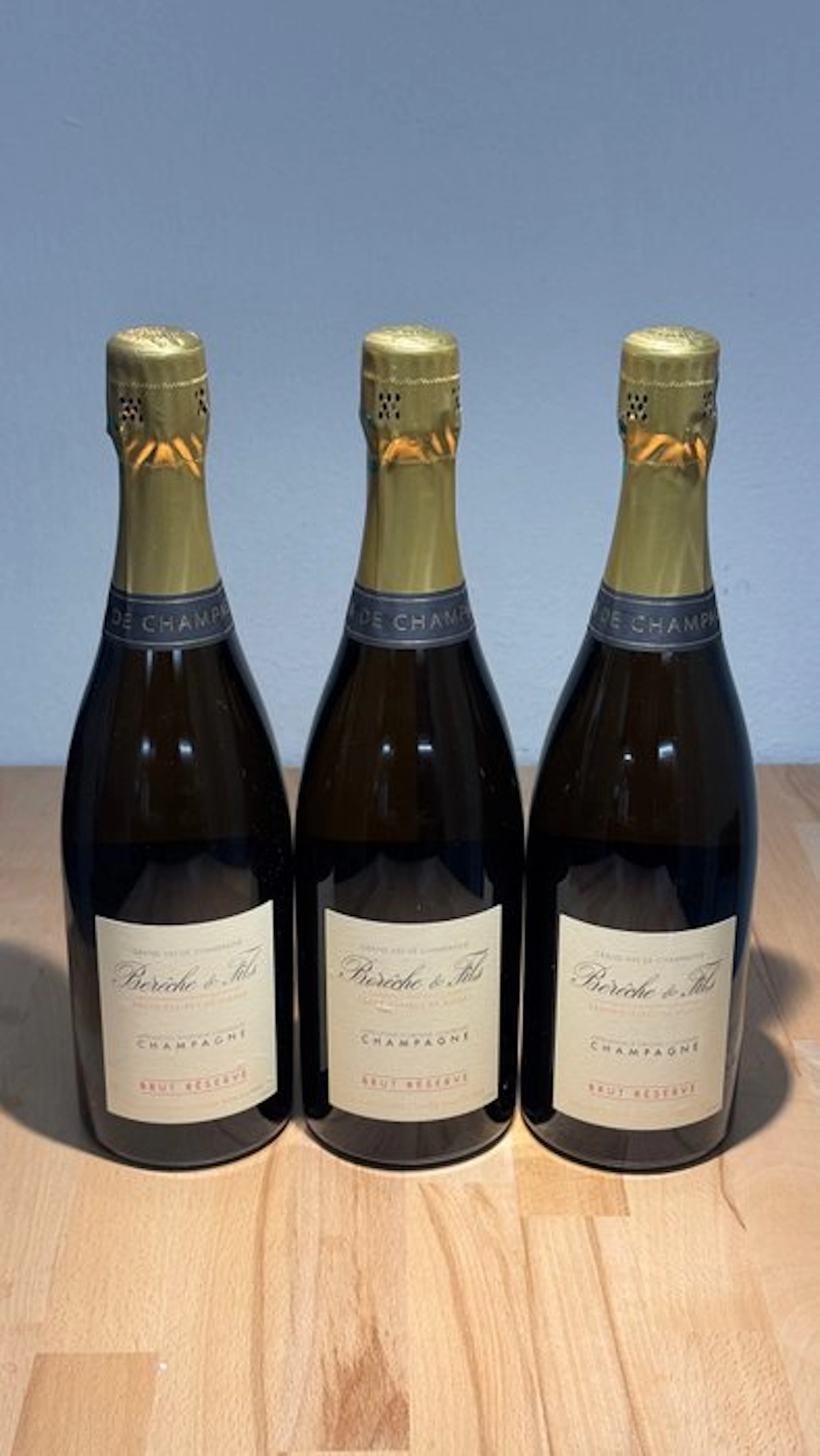 Bérêche et Fils, brut reserve - Champagne - 3 Bottles (0.75L)