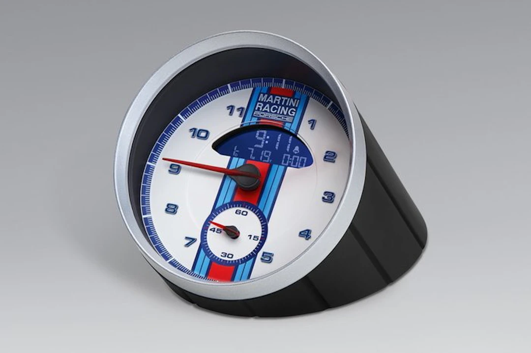 Clock - Porsche - Design Sport Chrono - Edition Martini Racing - Neuf