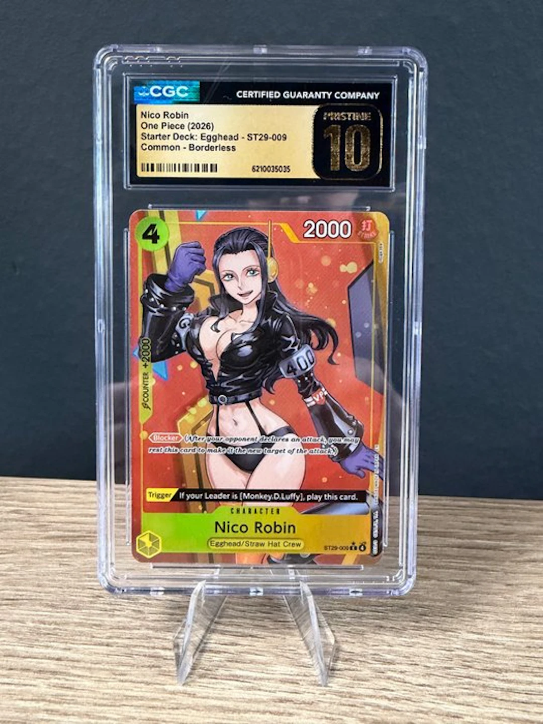 Bandai - 1 Graded card - One Piece - Nico Robin ST29-009 - CGC Pristine 10