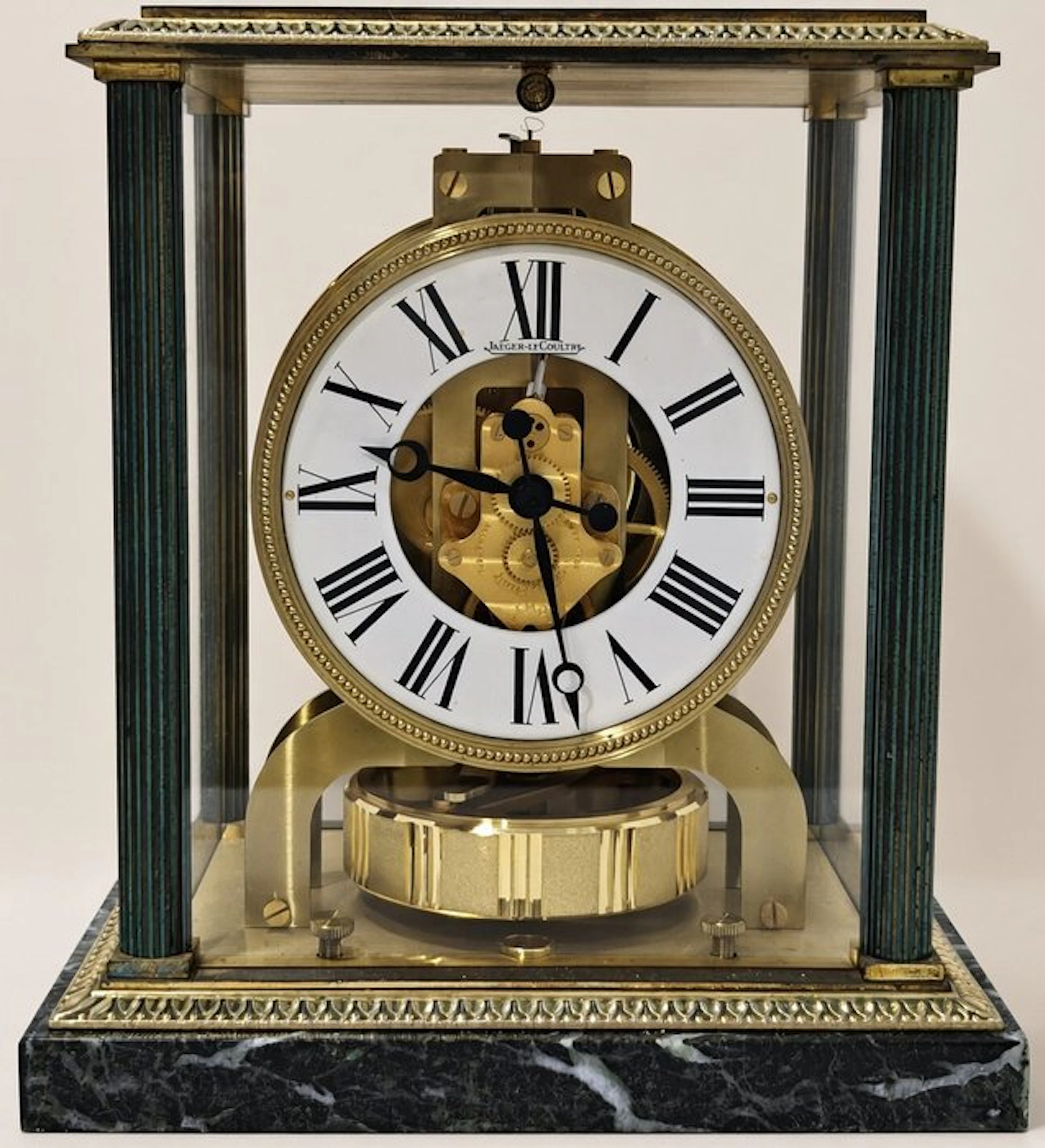 Table/desk clock - Jaeger-LeCoultre - - Patinated bronze - 1960-1970 - Vendôme