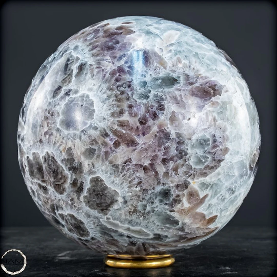 Natural Rare Chevron Amethyst Sphere, Bolivia- 3540.62 g